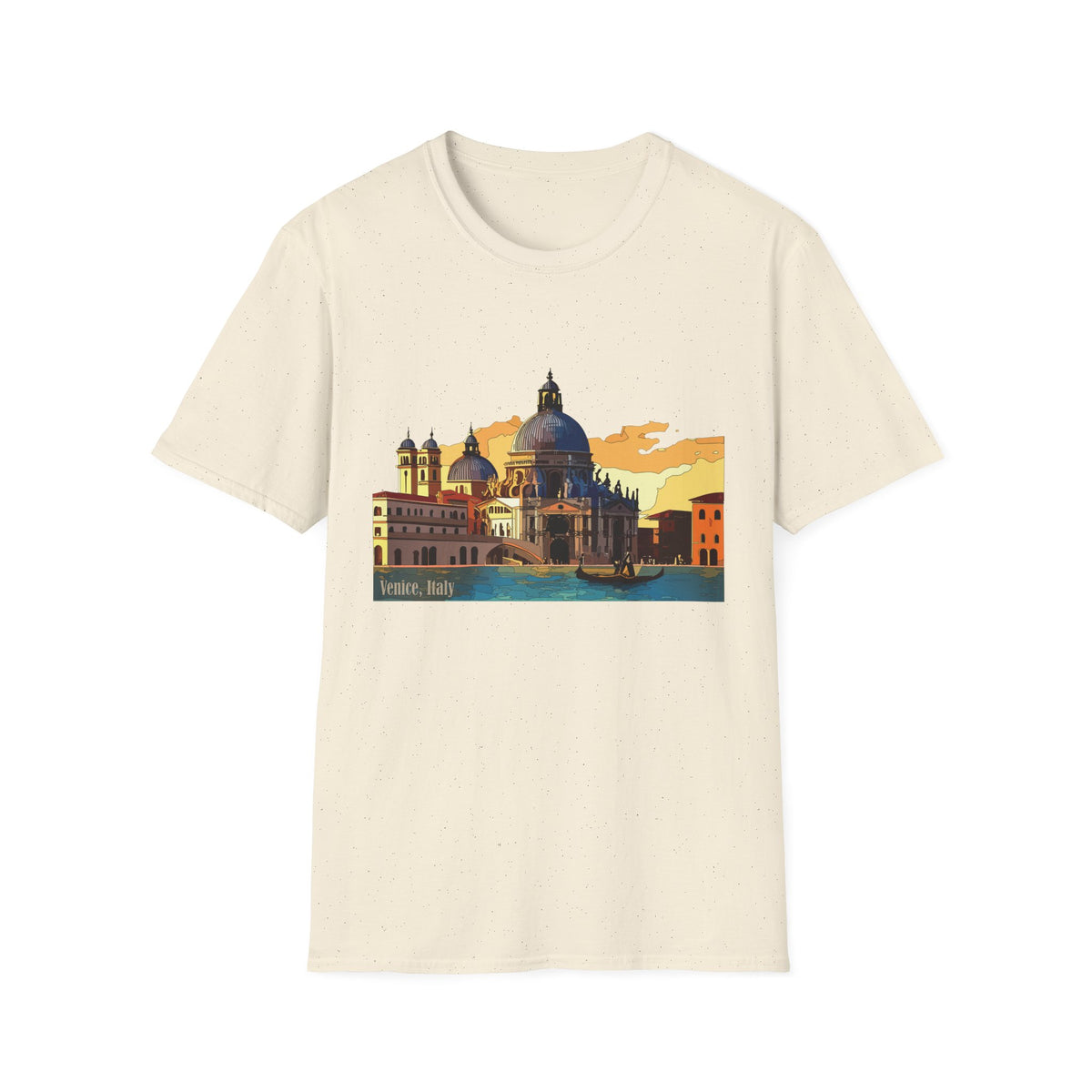 Venice Sunset Basilica T-Shirt | Italian Cityscape Tee