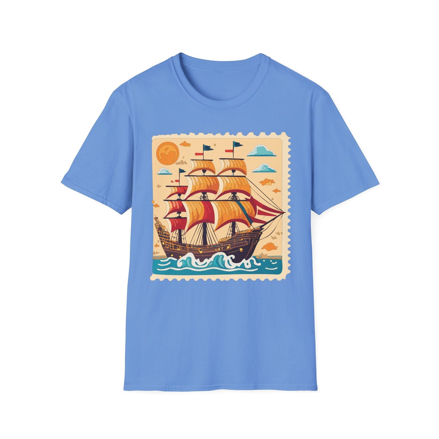 Ship T Shirts Frigate T Shirts Vessel Tee Shirt Unisex Gildan Softstyle 64000 Comfort Fit