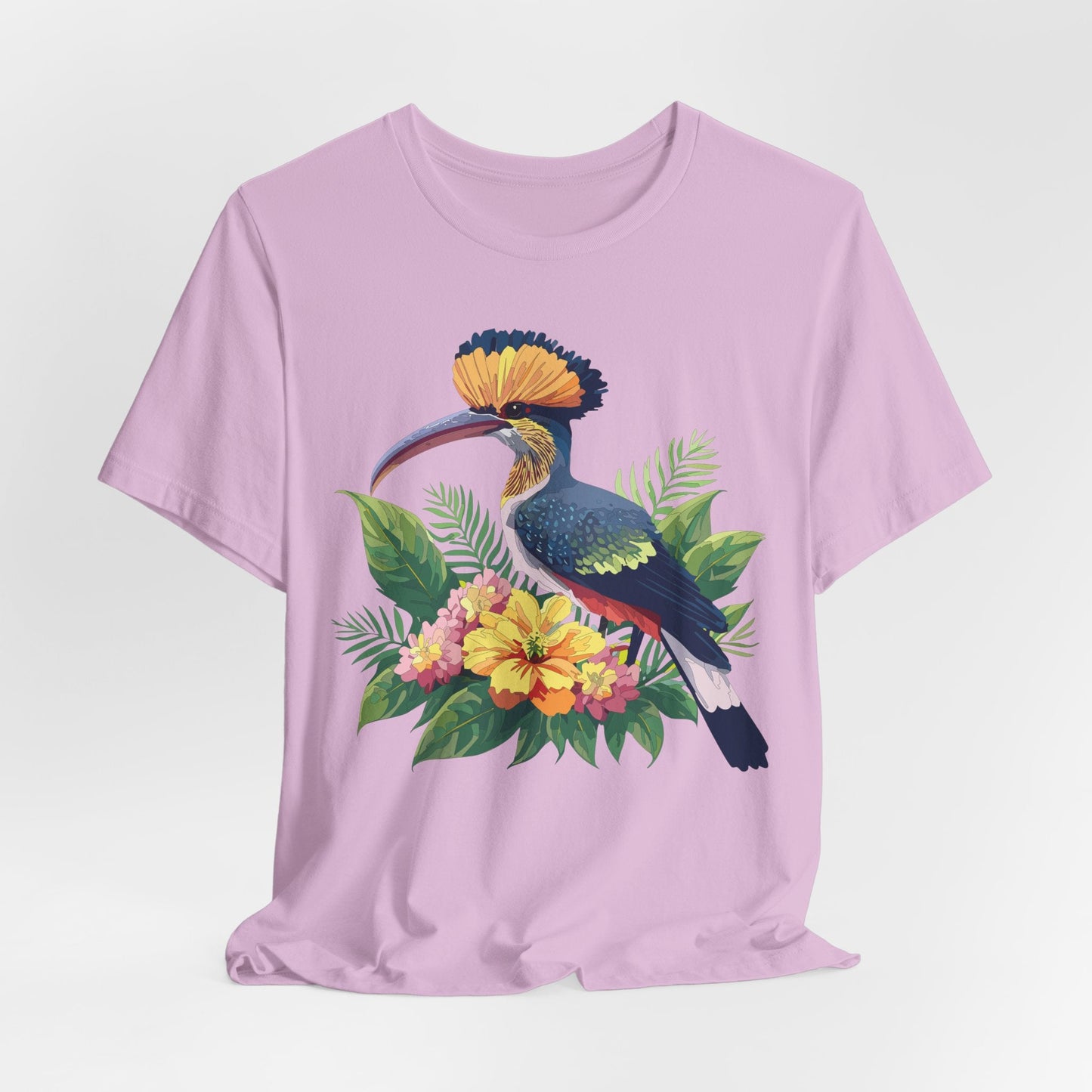 Unisex Animal Tee Shirt With Art Design Wild Animals Short Sleeve Jersey Tee For Everyday