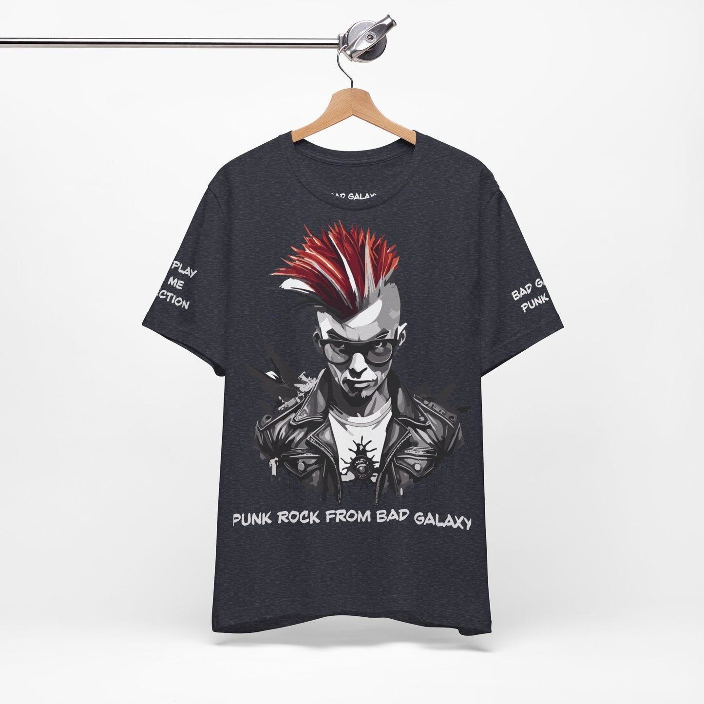 Punk Rock Tee Shirt Made To Order In USA With 100 Percent Cotton And Eco Friendly Inks