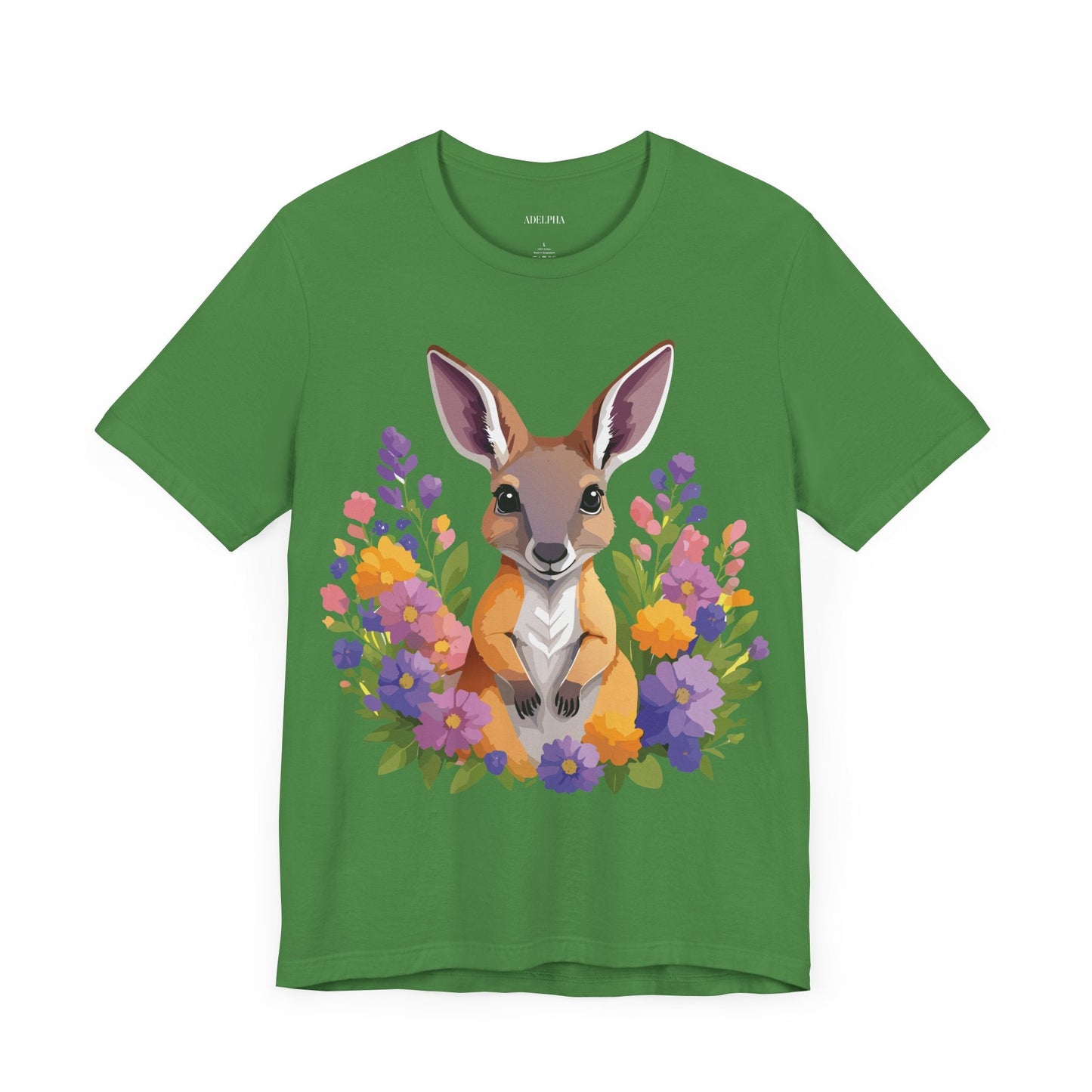 Kangaroo Graphic Unisex 100 Cotton Vintage Animal Artwork Tee 2