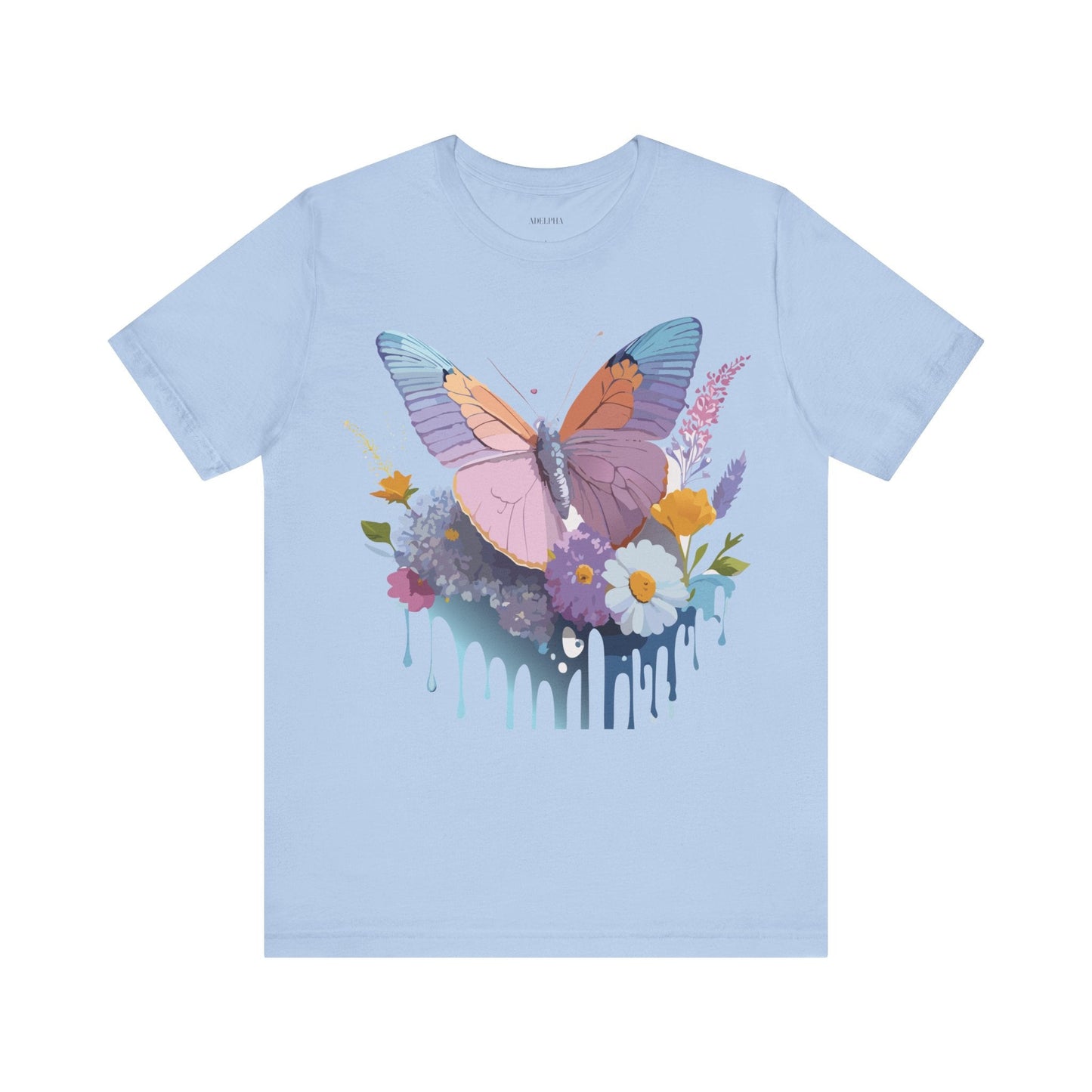 Butterfly Graphic Tee Unisex Vintage Inspired Artwork Adelpha