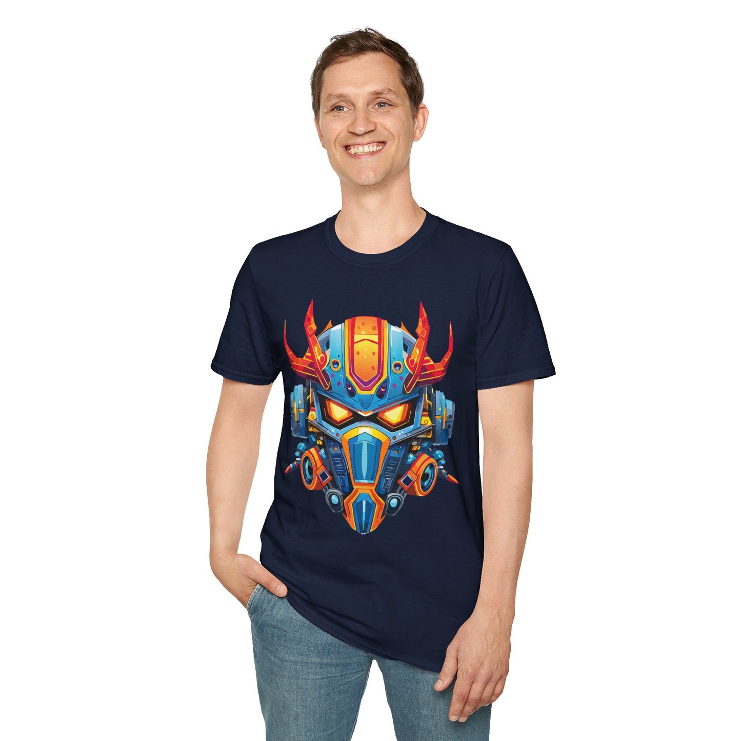 Cyborg Tee Unisex Robot And Terminator Shirt Gildan Softstyle 64000 Ring Spun Cotton