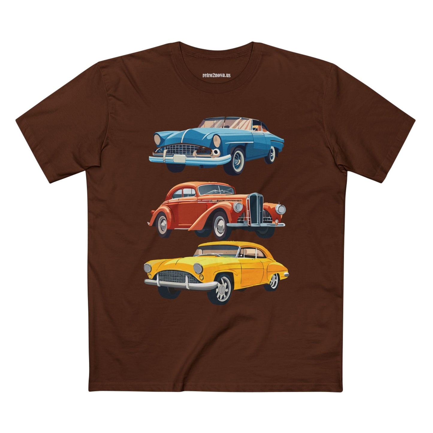 Retro Car Shirts Vintage Car Shirts RC4 Unisex Premium Cotton Tee With Original Art By Retro2Nova