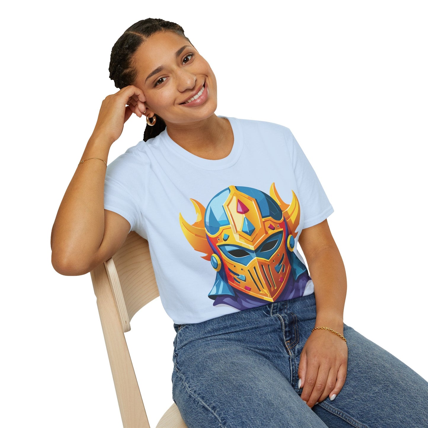 Mask Tee Shirt Unisex Softstyle T Shirt With Mask Design Masquerade Tees For Everyday Comfort
