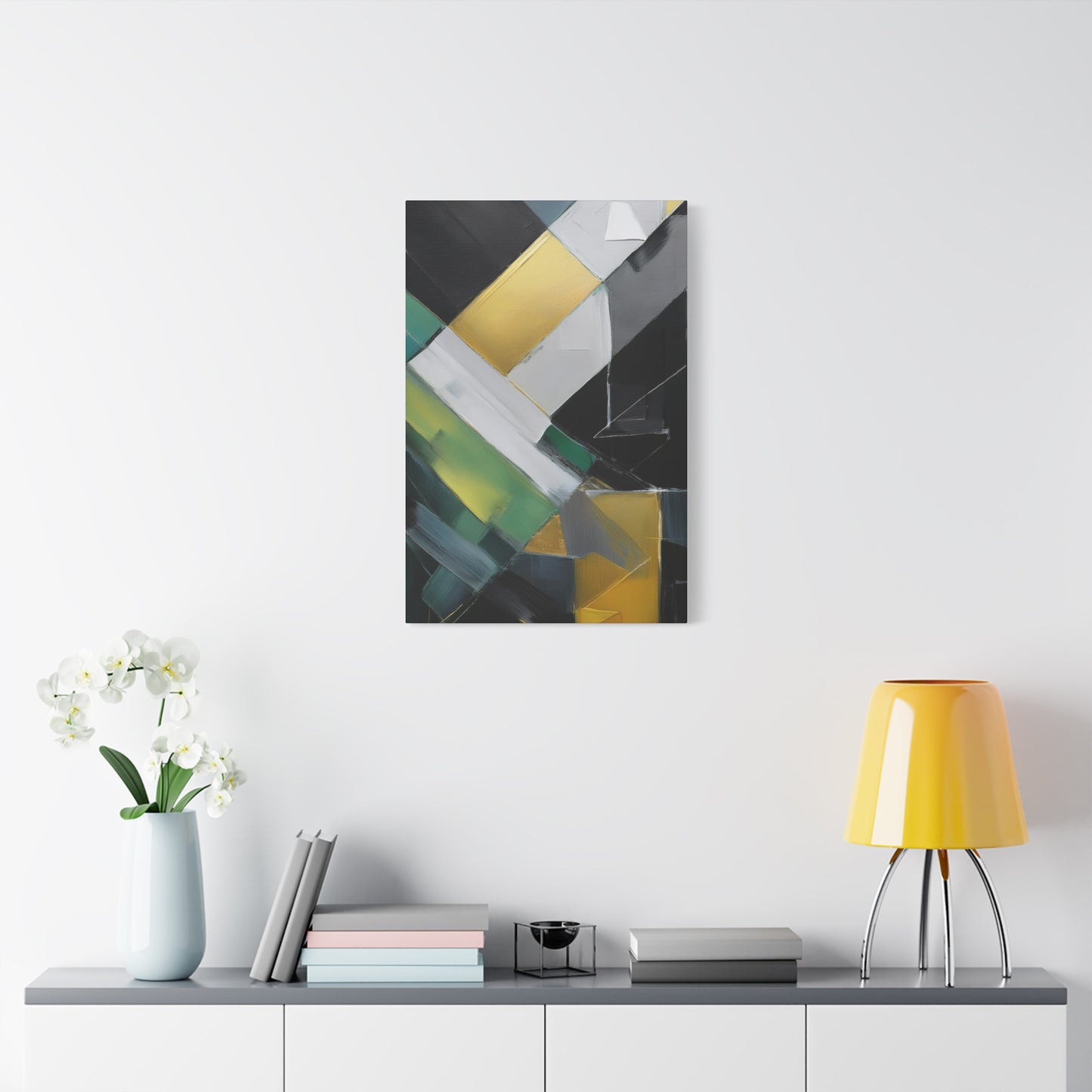 Abstract Geometric Painting Print Canvas 20x24,20x30,24x30 24x32,24x36,30x40 32x48,36x48,40x60 Pine-Wood Inner Frame ABS-78