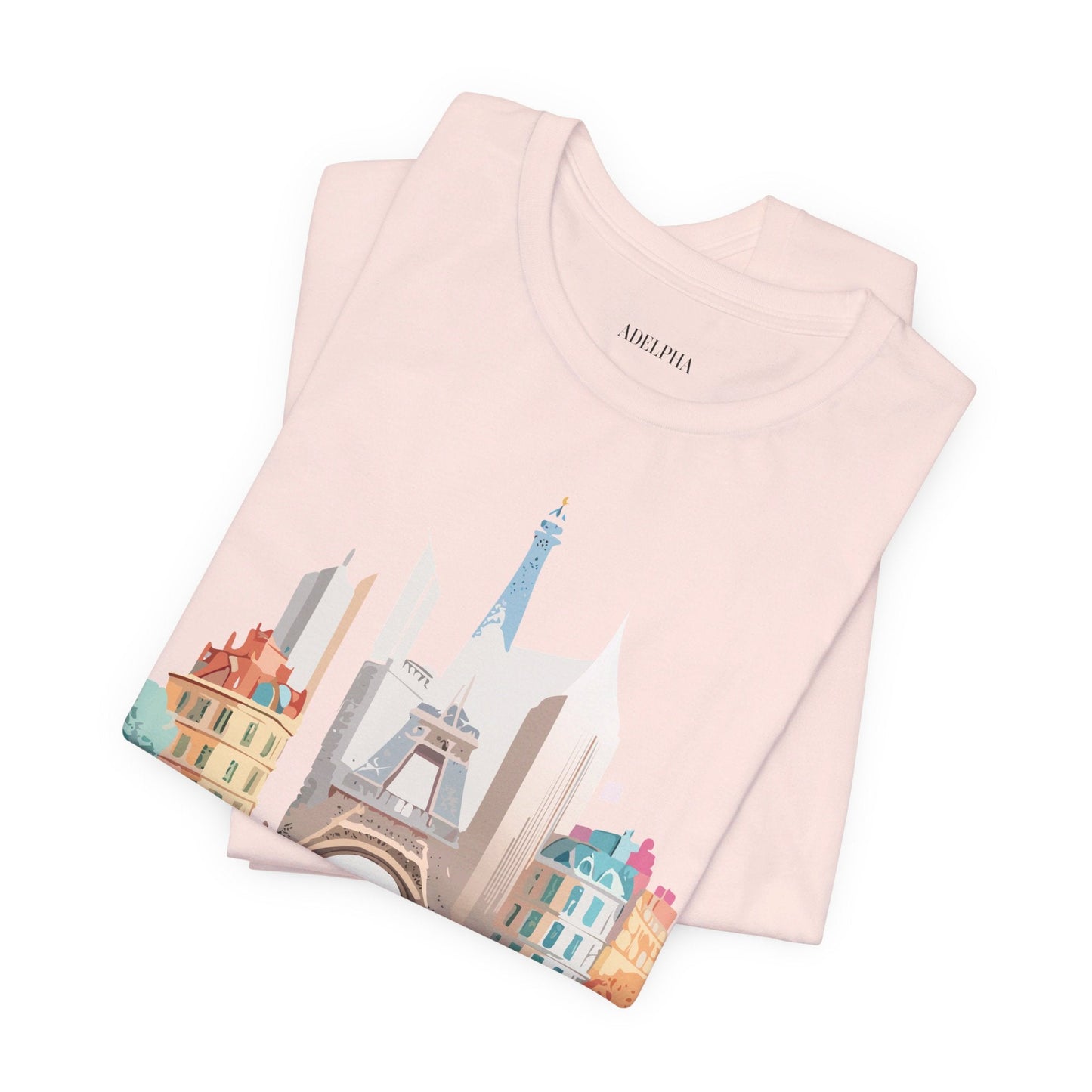 Adelpha Paris Graphic Tee Unisex Jersey Short Sleeve Vintage Inspired Artwork Collection
