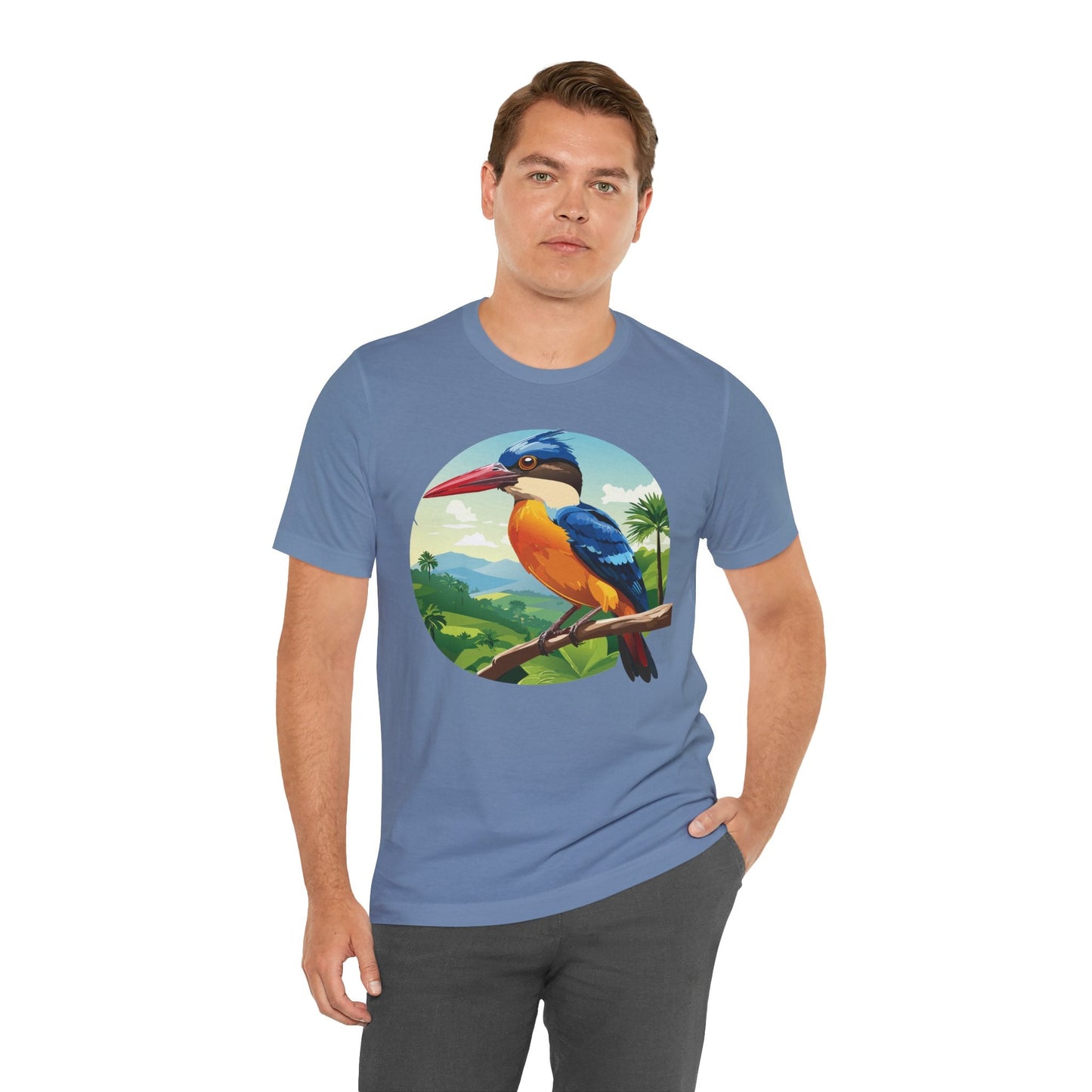 Unisex Animal Shirt With Art Design Featuring Wild Animals Jersey Short Sleeve Tee