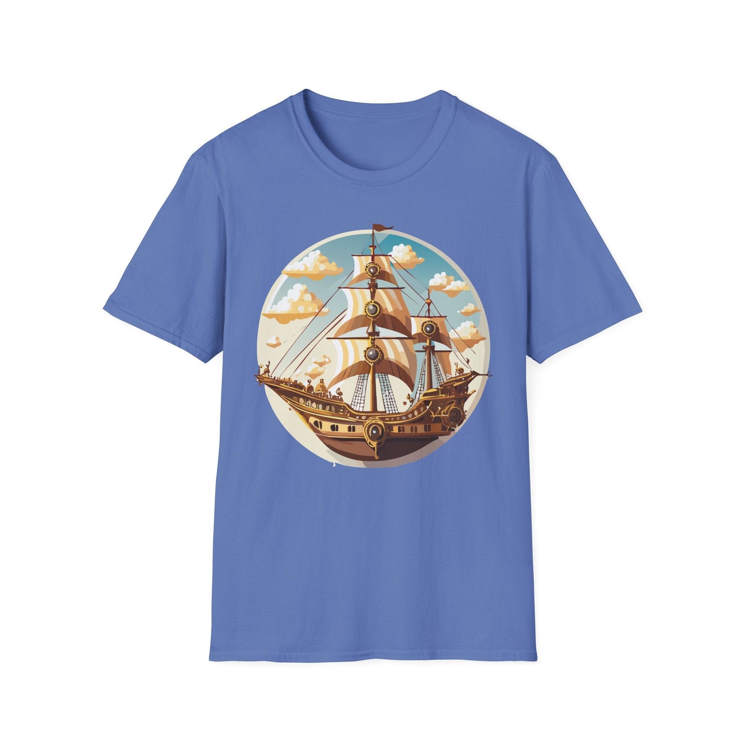 Ship T Shirt Frigate T Shirt Vessel Tee Gildan Softstyle 64000 Unisex Cotton Comfort