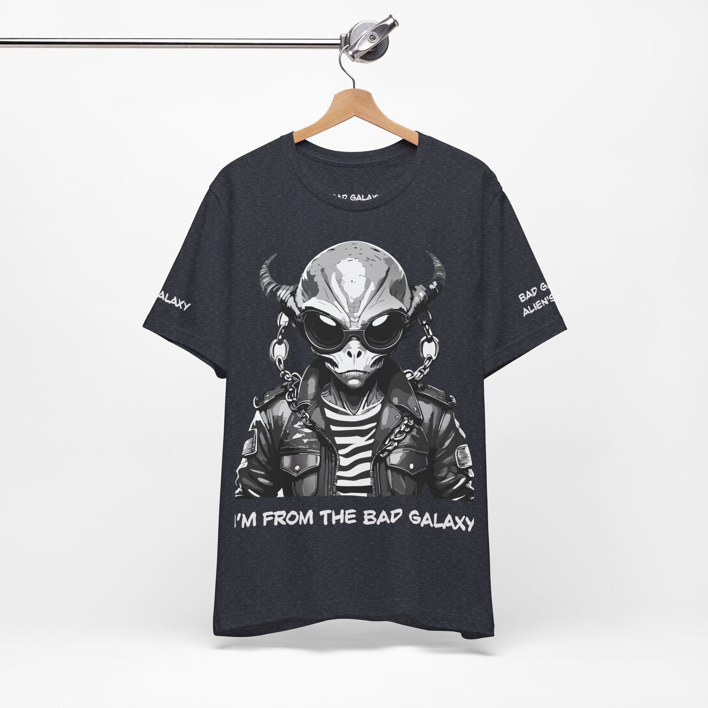 Alien T Shirt From Bad Galaxy Graphic Tee With Free Shipping Lightweight 100 Cotton USA Made
