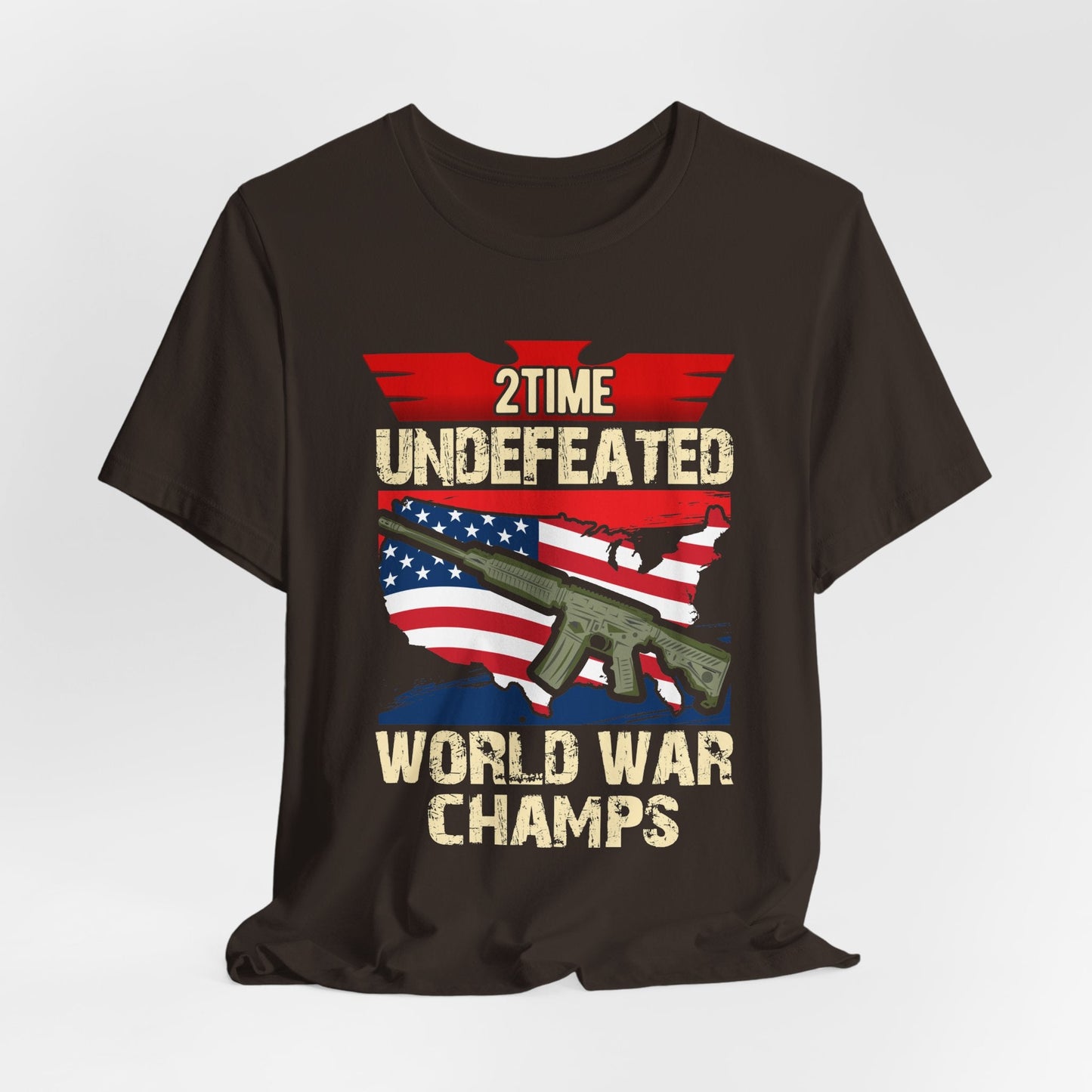 Army Veteran Patriotic Graphic Design Unisex Cotton T-Shirt v15