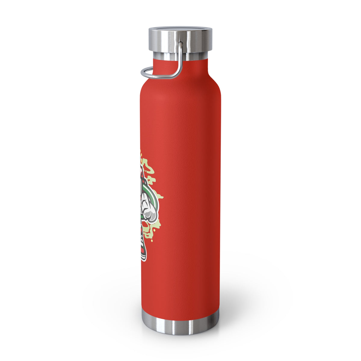 22oz Copper Insulated Water Bottle with Cartoon Design - CV59