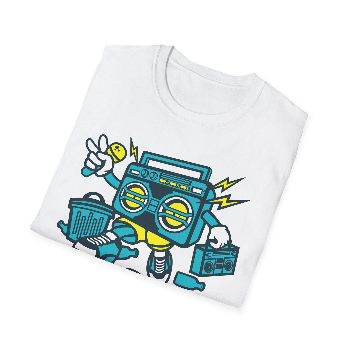 Cartoon T Shirt Animation Tee Funny Unisex Gildan Softstyle 64000 100 Percent Ring Spun Cotton