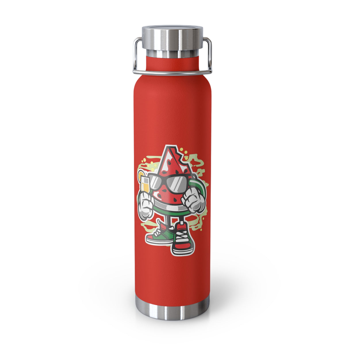 22oz Copper Insulated Water Bottle with Cartoon Design - CV59