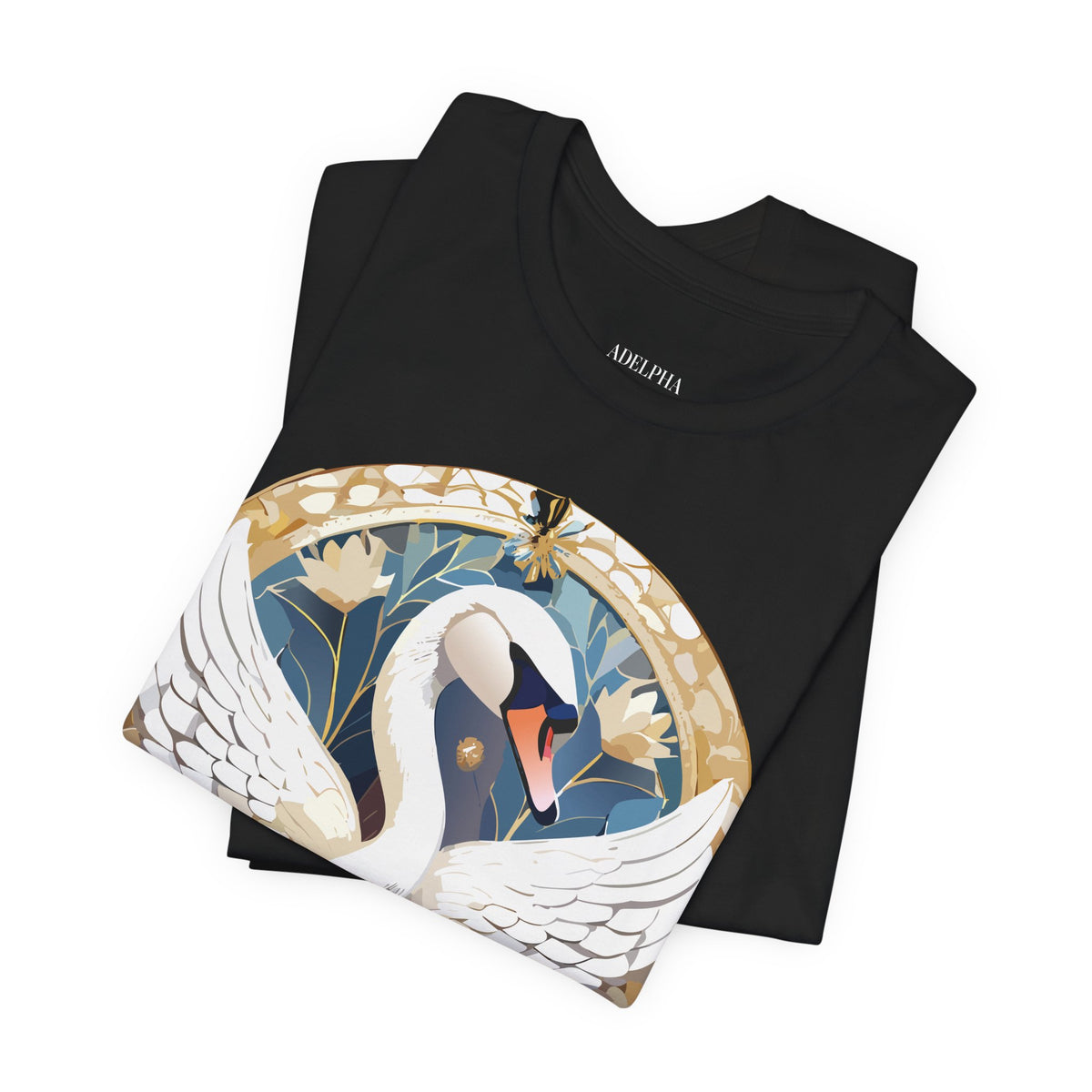 Medallion Graphic Unisex Cotton Bella+Canvas Tee with Art Design d85