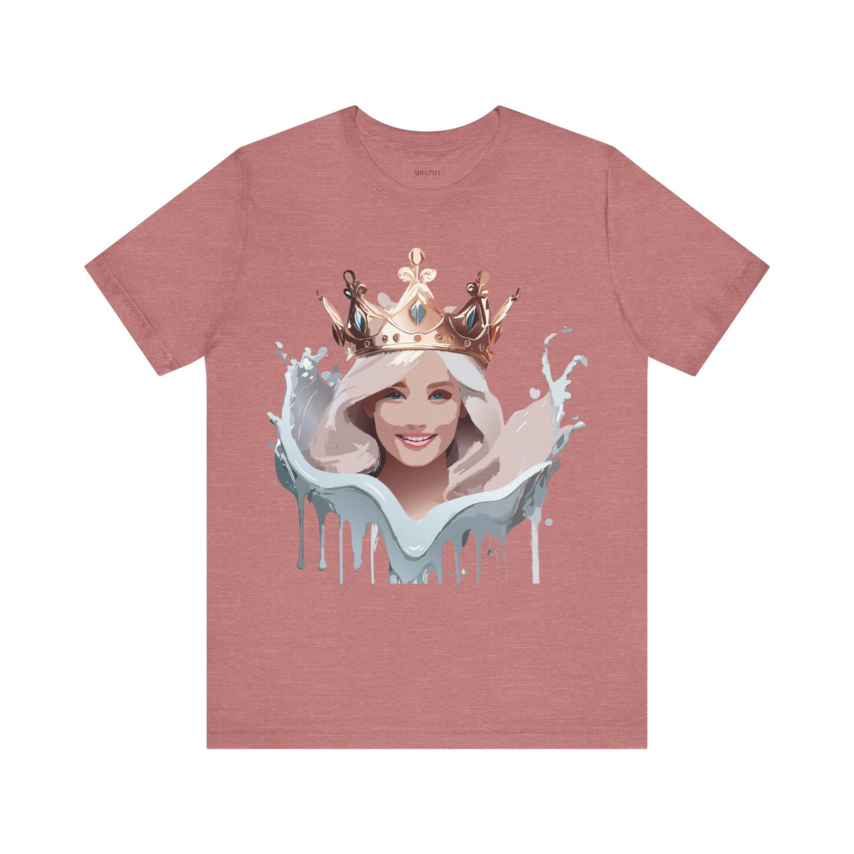 Queen Graphic Unisex Cotton Bella+Canvas Tee with Art Design m189