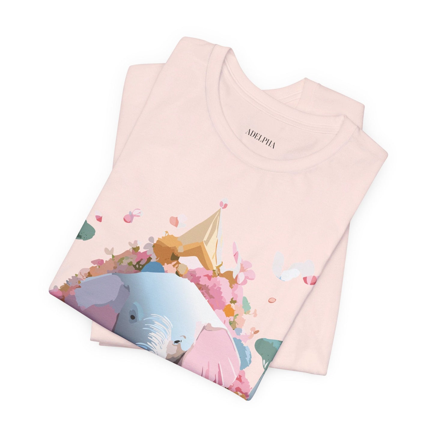 Elephant Graphic Unisex 100 Cotton Jersey Vintage Art Design Tee 19