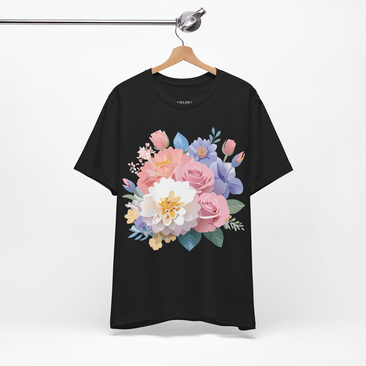 Floral Graphic Tee Shirt - Bella+Canvas Unisex 100 Cotton 29