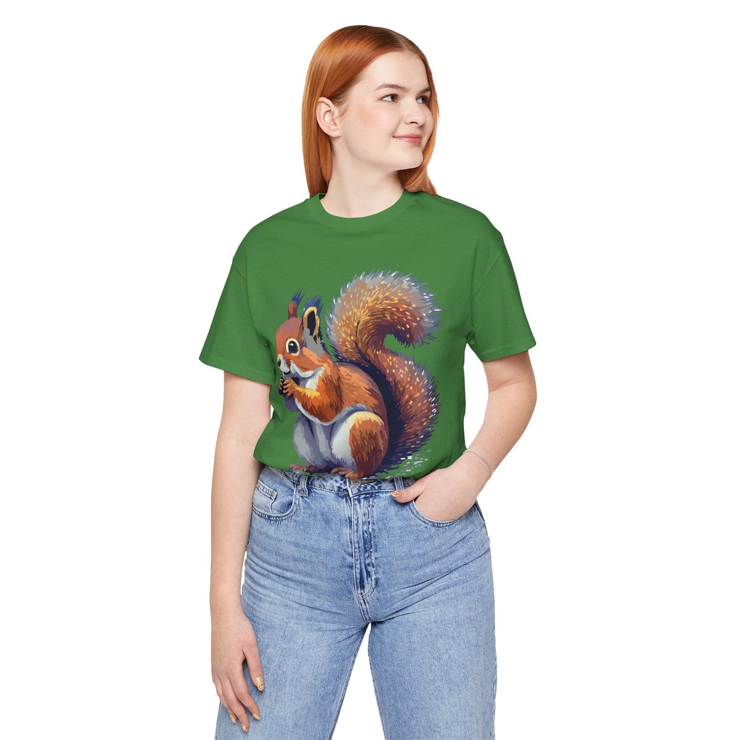 Unisex Animal Print Tee Shirt With Wild Animals Artwork Gildan Softstyle 64000 Cotton