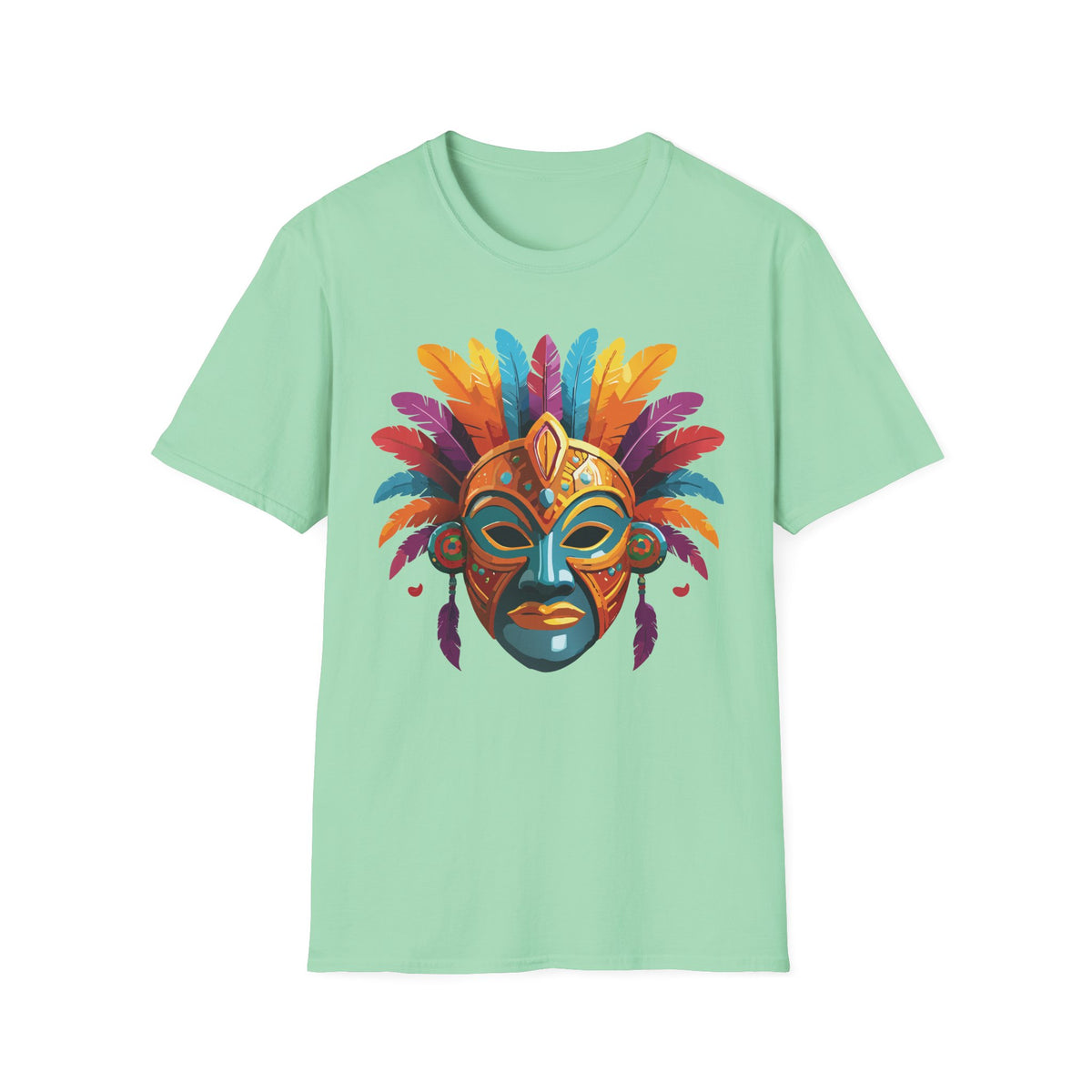 Mask Masquerade Carnival Graphic Tee Gildan Unisex 100 Cotton Tee Shirt m31