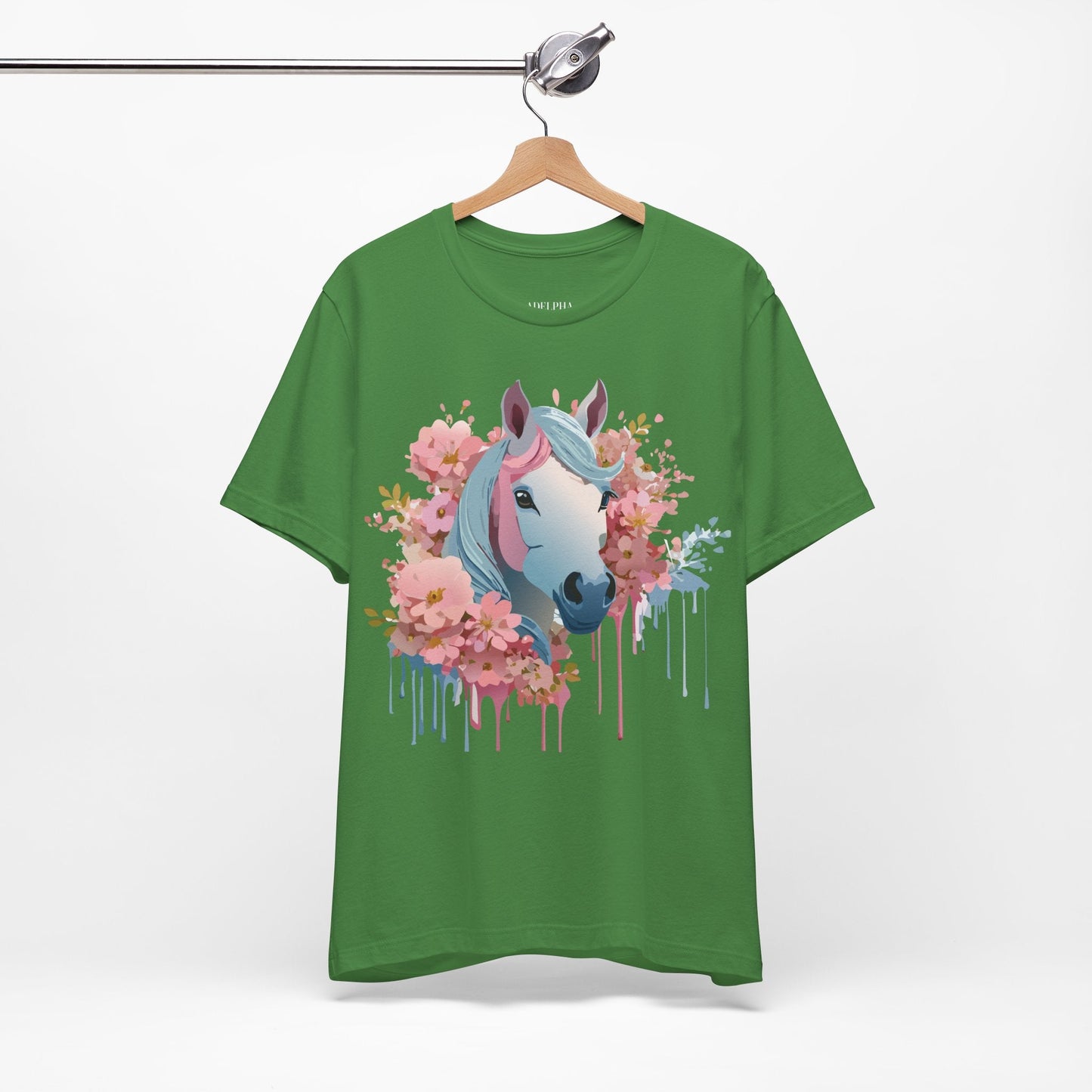 Horse Graphic Unisex 100 Cotton Vintage Animal Art T-Shirt 14
