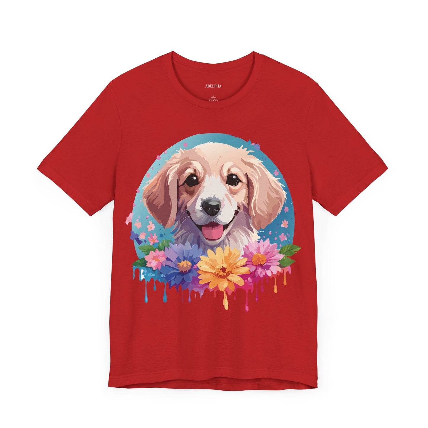Dog Shirt Unisex Graphic Tee With Original Adelpha Artwork Jersey Short Sleeve Casual Look