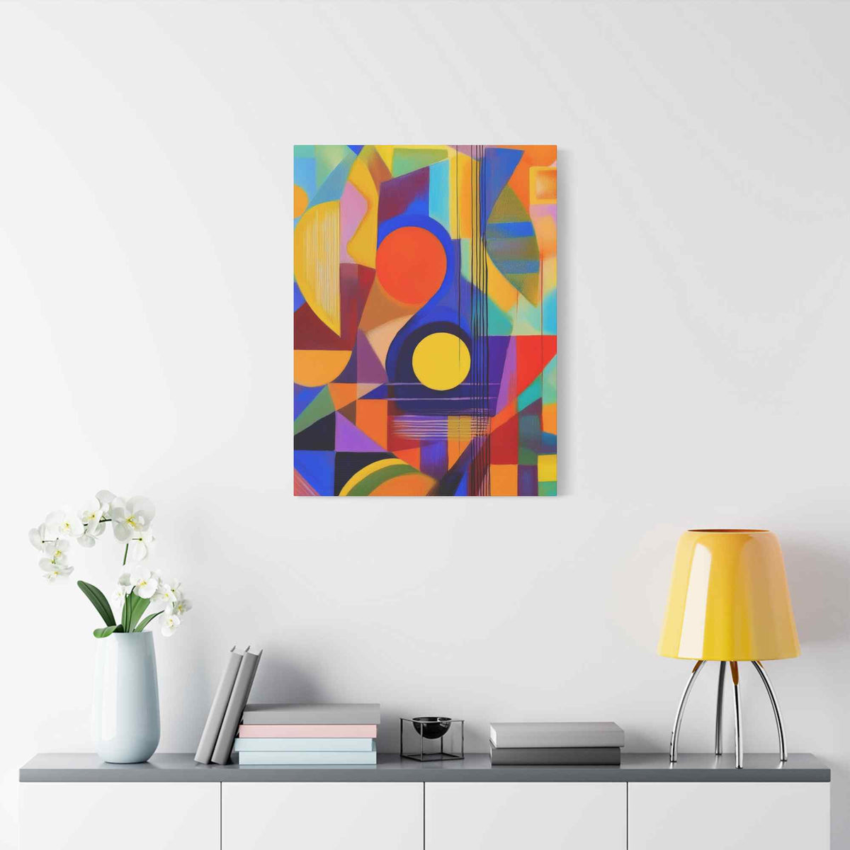 Abstract Painting Print Canvas 20x24,20x30,24x30, 24x32,24x36,30x40, 32x48,36x48,40x60 Pine-Wood Inner Frame ABS-9
