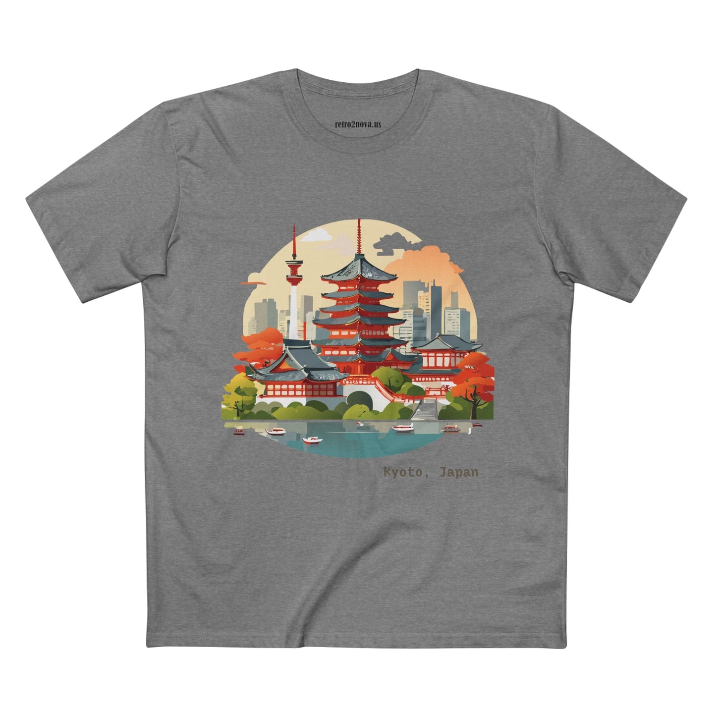 Travel Shirt Japan Tourist Shirt Unisex Premium Cotton Tee With Original Art Design Retro2Nova