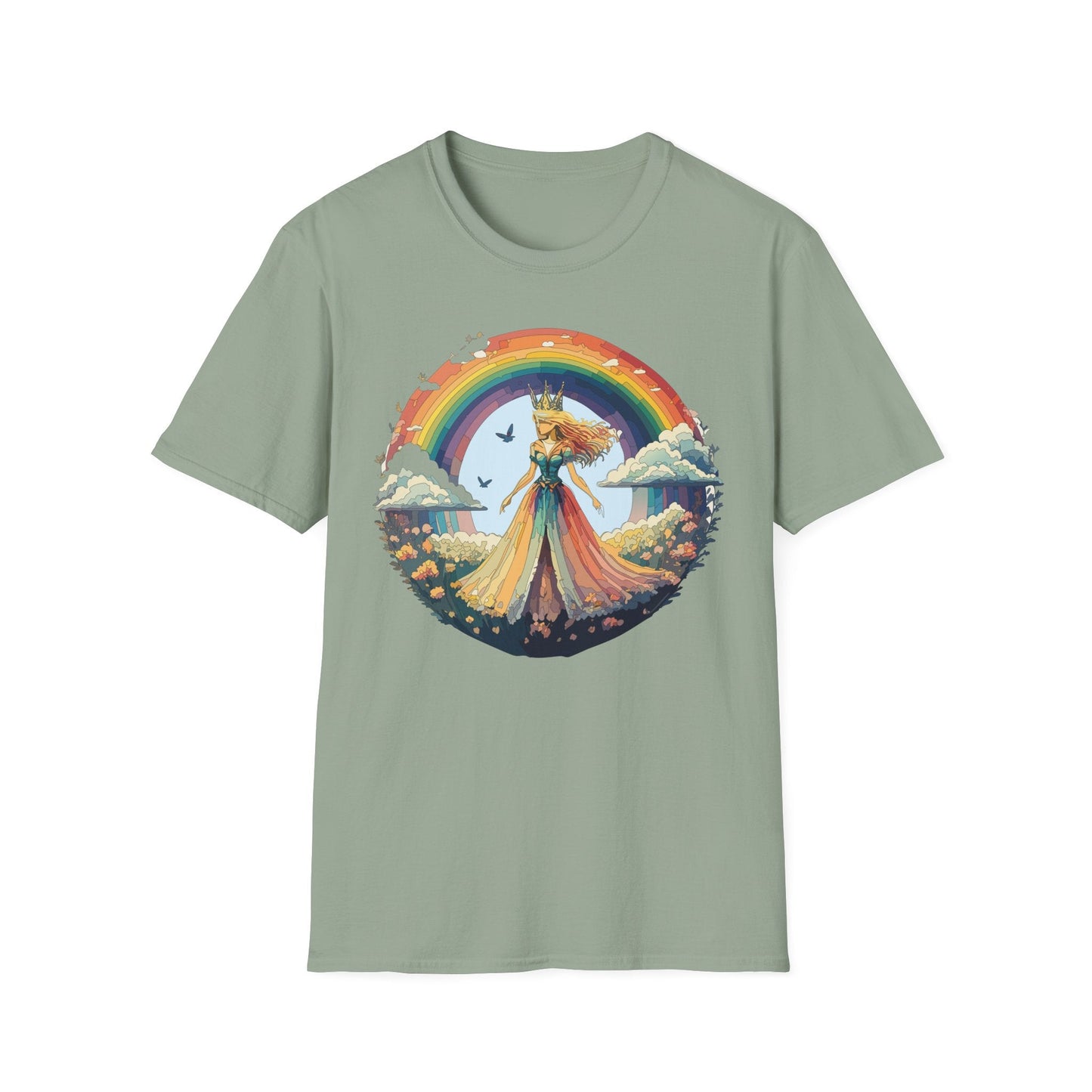 Womens Graphic T Shirt Art Design Tee Softstyle 64000 Unisex Lightweight Cotton Fabric
