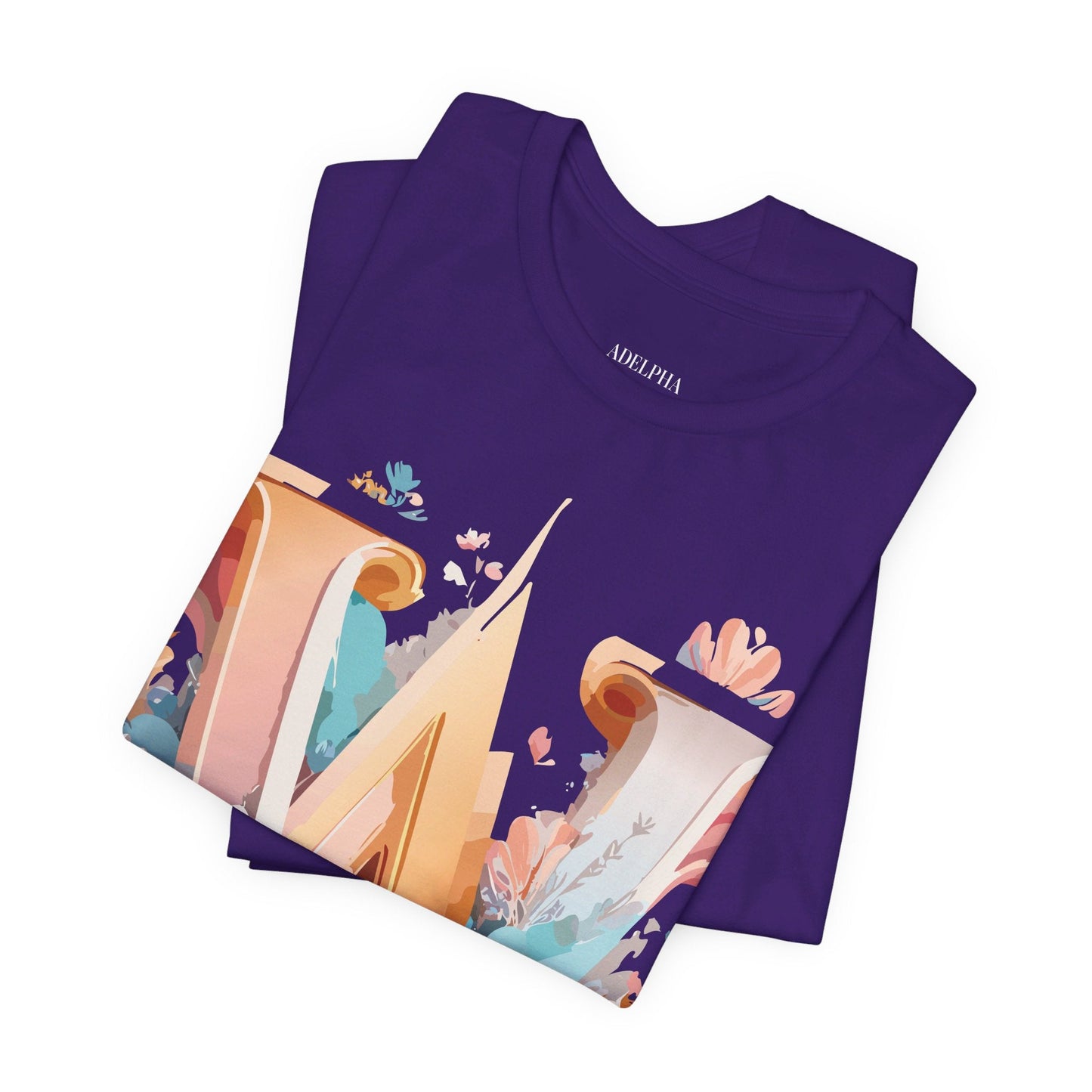 Letter W Shirt Unisex Graphic Tee By Adelpha Vintage Inspired Art Short Sleeve Collection