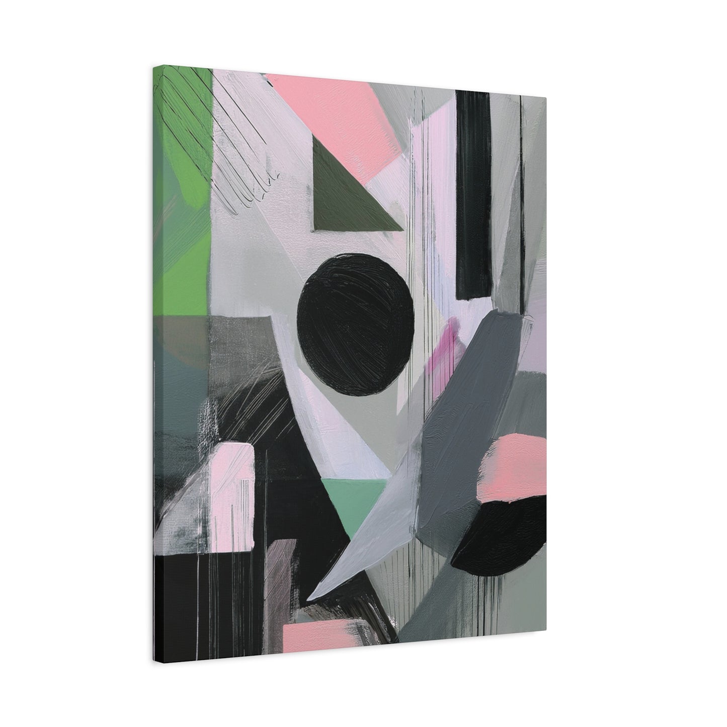 Abstract Geometric Painting Print Canvas 20x24,20x30,24x30 24x32,24x36,30x40 32x48,36x48,40x60 Pine-Wood Inner Frame ABS-40