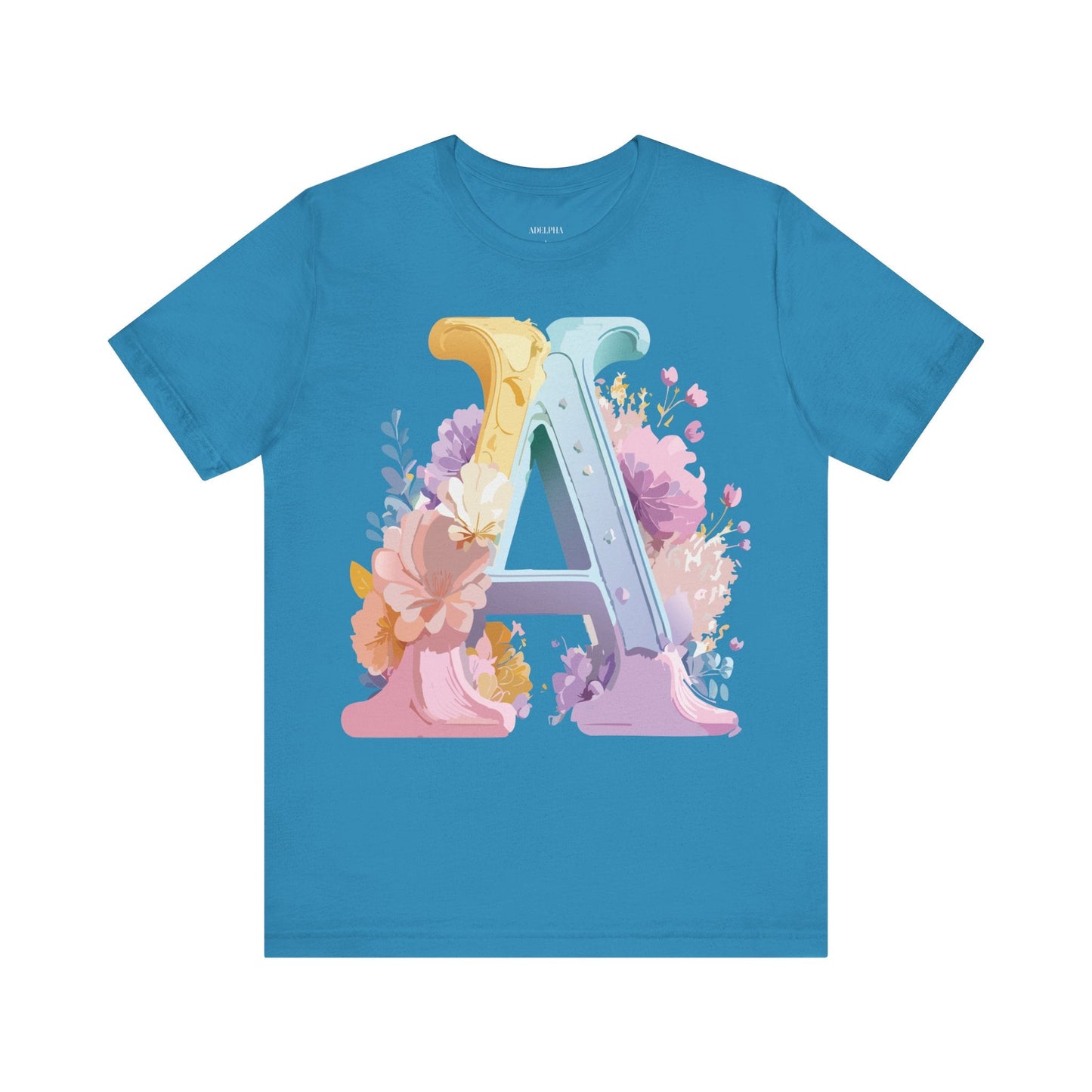 Letter A Shirt Unisex Graphic Tee With Vintage Inspired Adelpha Artwork For Everyday Wear