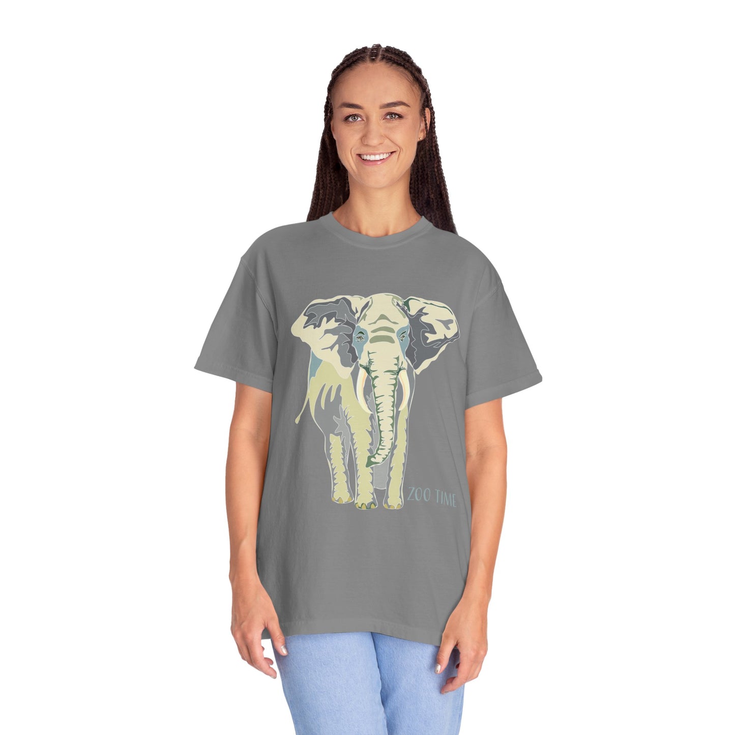 Unisex T-shirt with animal prints