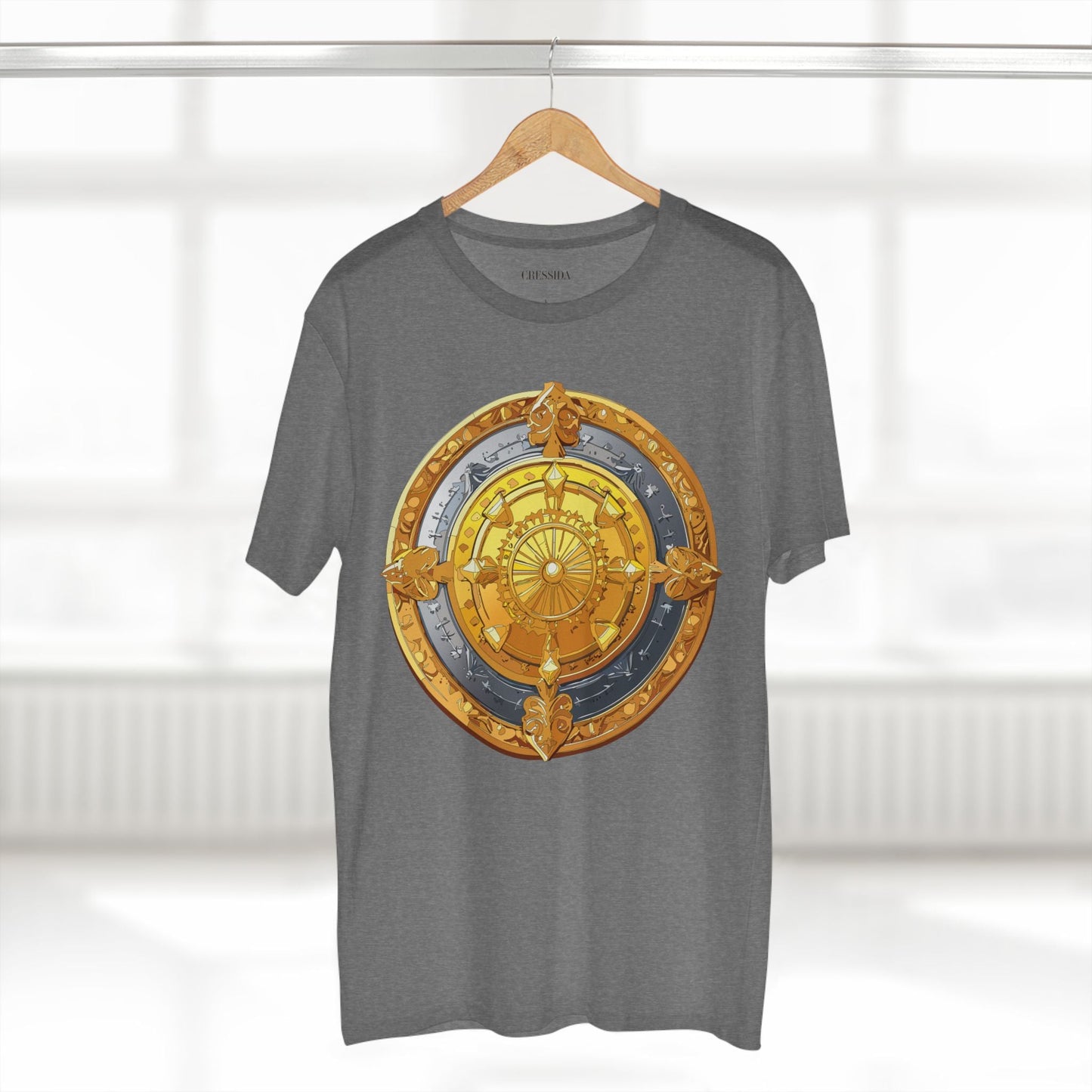 Antique Gold Coin Graphic Design T-Shirt Unisex 100 Cotton With Golden Print Artwork Tee 5