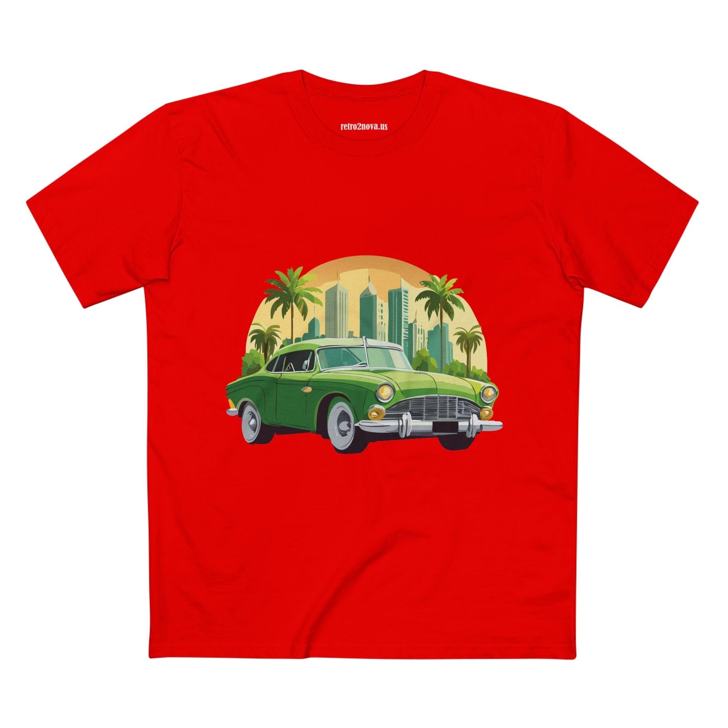 Retro Car Shirts Vintage Car Shirts Unisex Premium Cotton Tee With Original Art Design