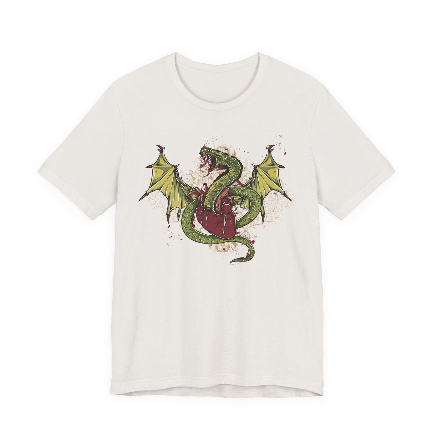 Dragon Illustration Graphic Unisex Cotton T-Shirt r29