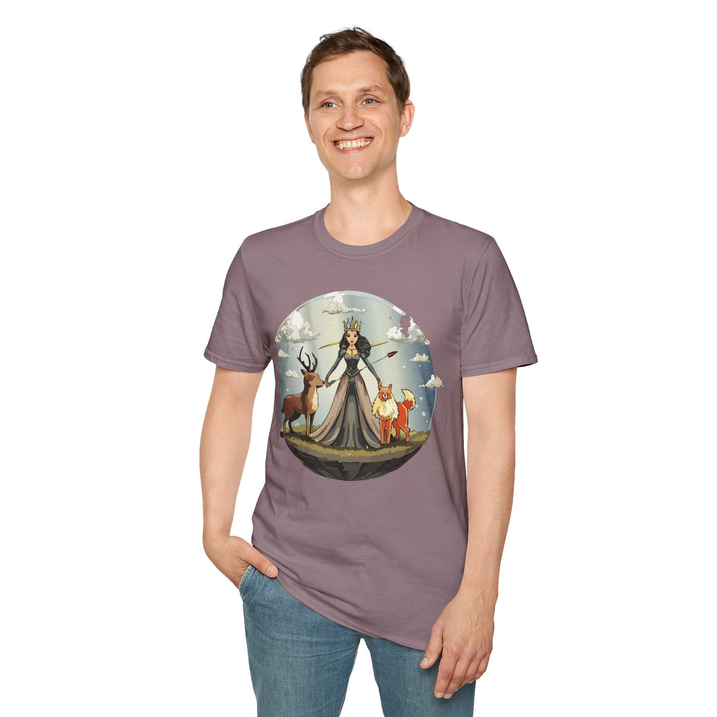 Womens Graphic T Shirt Art Design Tee Softstyle Gildan 64000 Cotton Comfort Fit Casual Wear