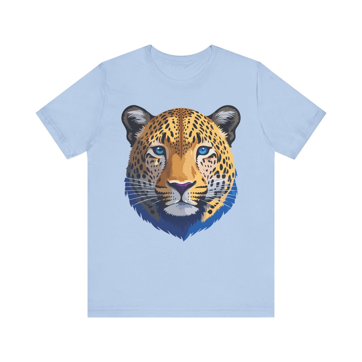 Unisex Animal Graphic Tee Shirt With Wildlife Art Design For Everyday Comfort Short Sleeve