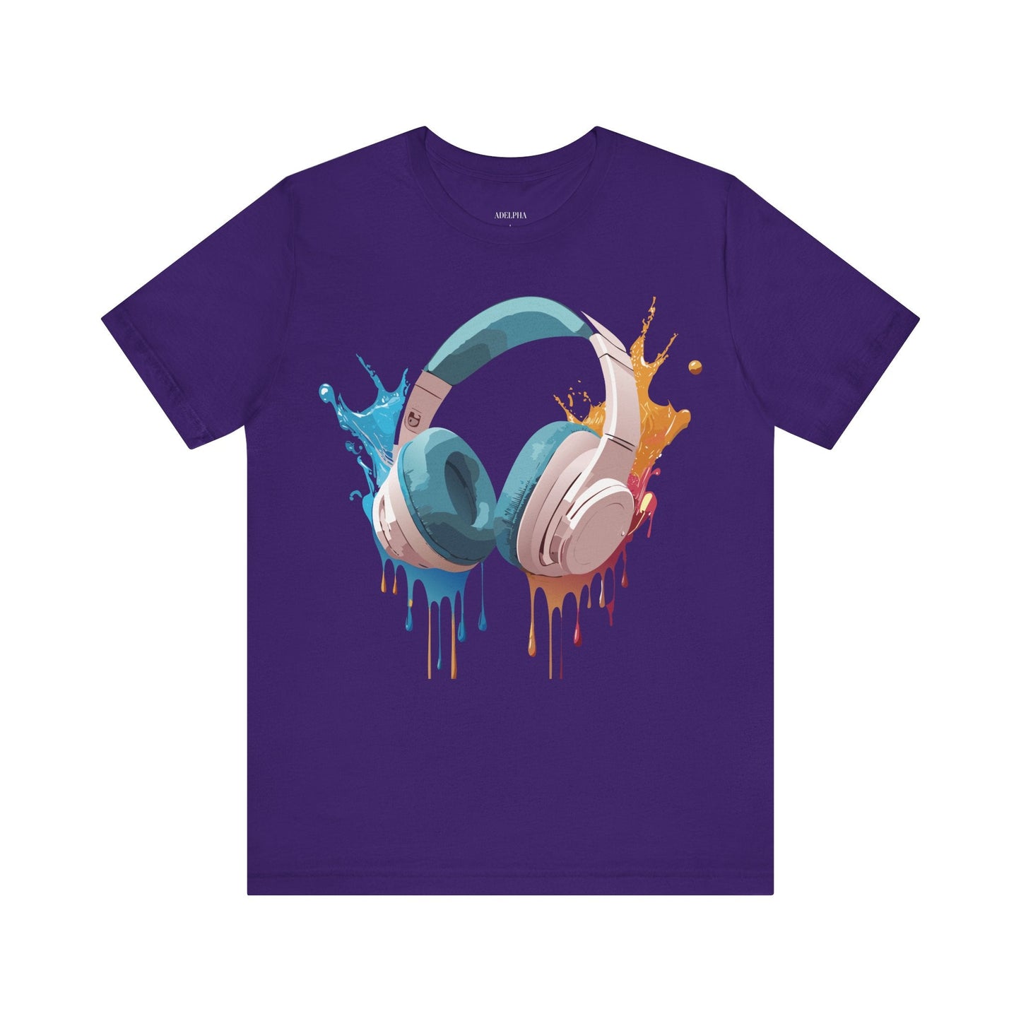 Adelpha Graphic Tee Unisex Music Artwork Vintage Inspired Jersey Short Sleeve Shirt