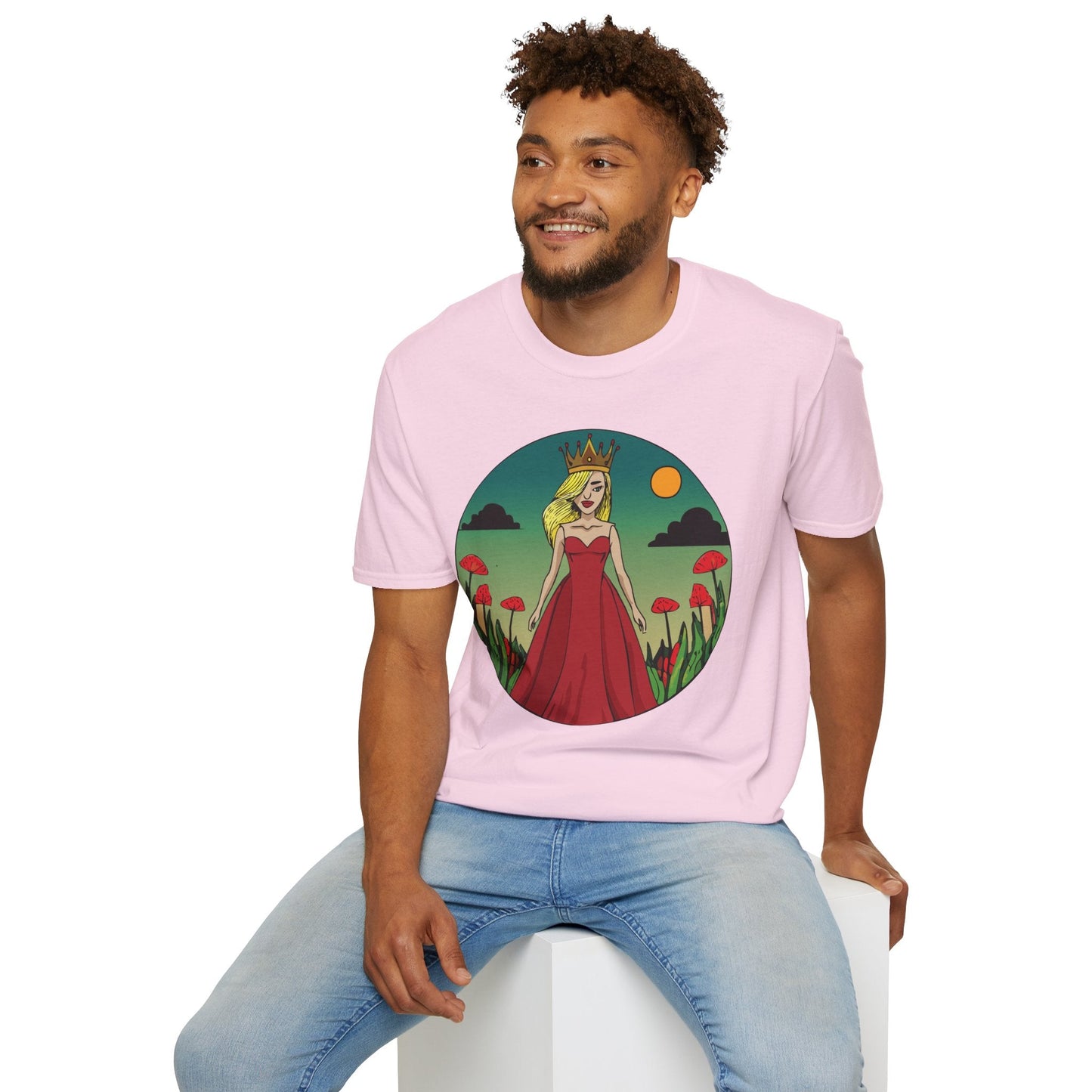 Womens Graphic T Shirt Art Design Tee Unisex Softstyle 64000 Ring Spun Cotton Daily Wear