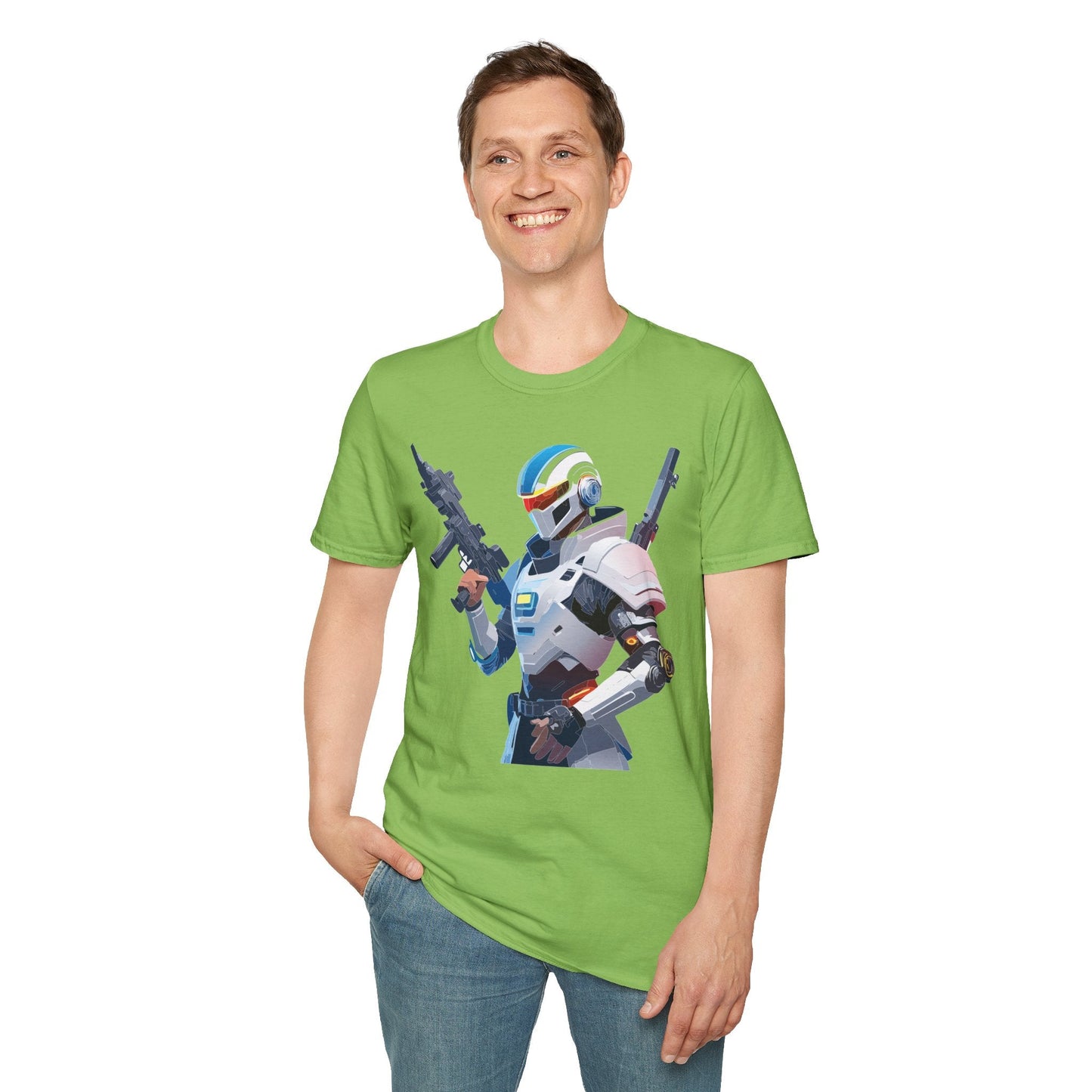 Robocop T Shirt Unisex Gildan Softstyle 64000 100 Percent Ring Spun Cotton Tee Premium