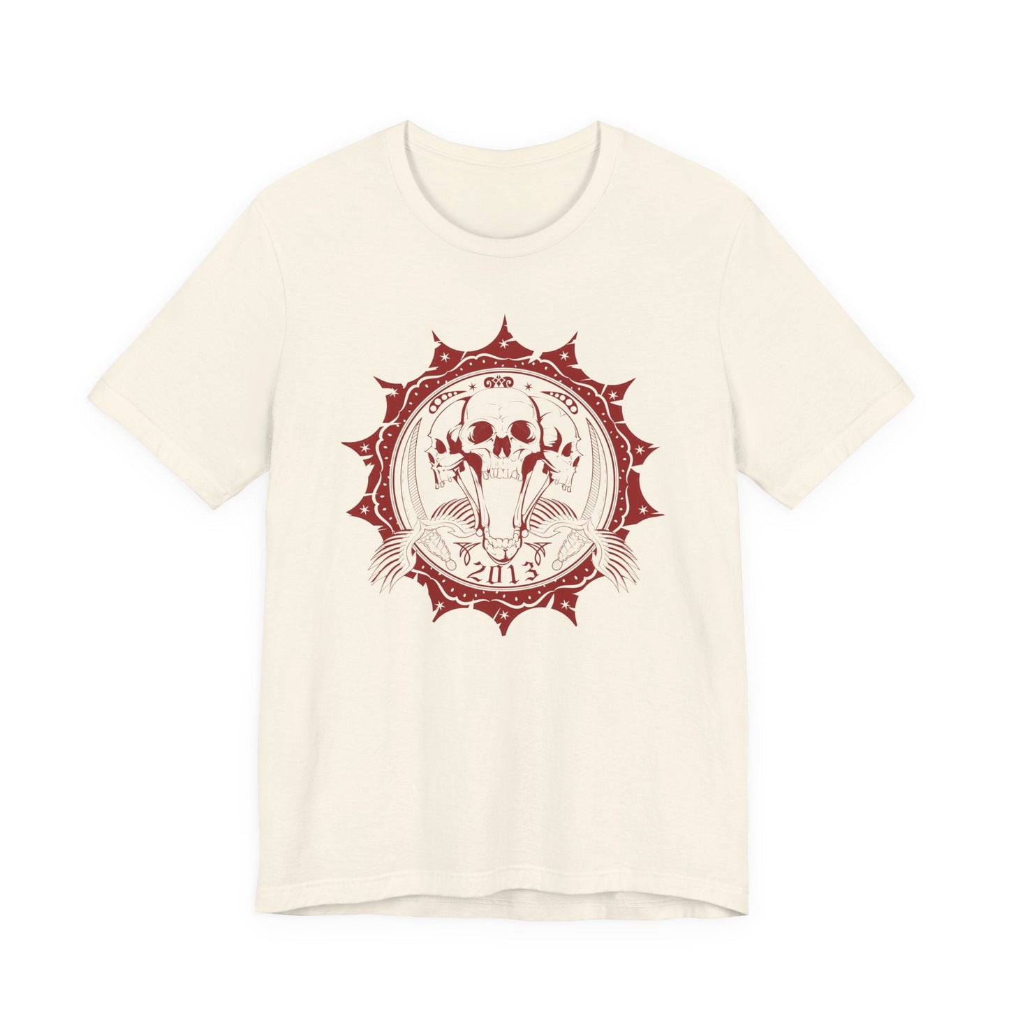 Skull Elephant Mandala Tee Boho Skull Graphic Shirt Art-51