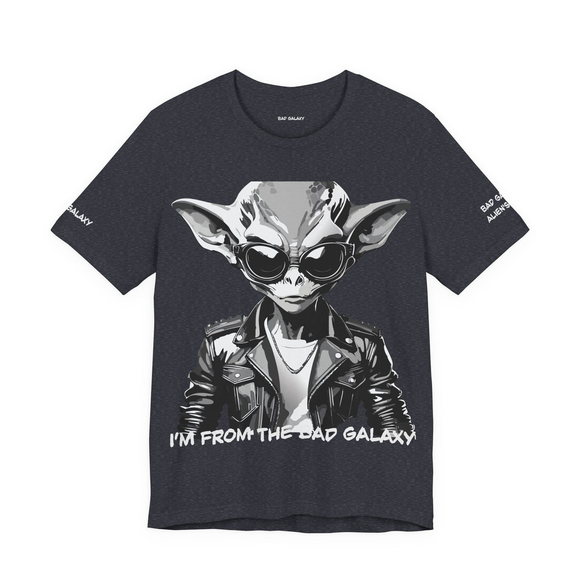 Alien Graphic Unisex Cotton Bella+Canvas Tee with Art Design b75