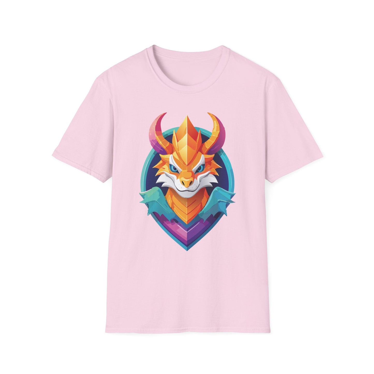 Dragon T Shirt Unisex Gildan Softstyle 64000 Comfortable Cotton Tee With Animal Design