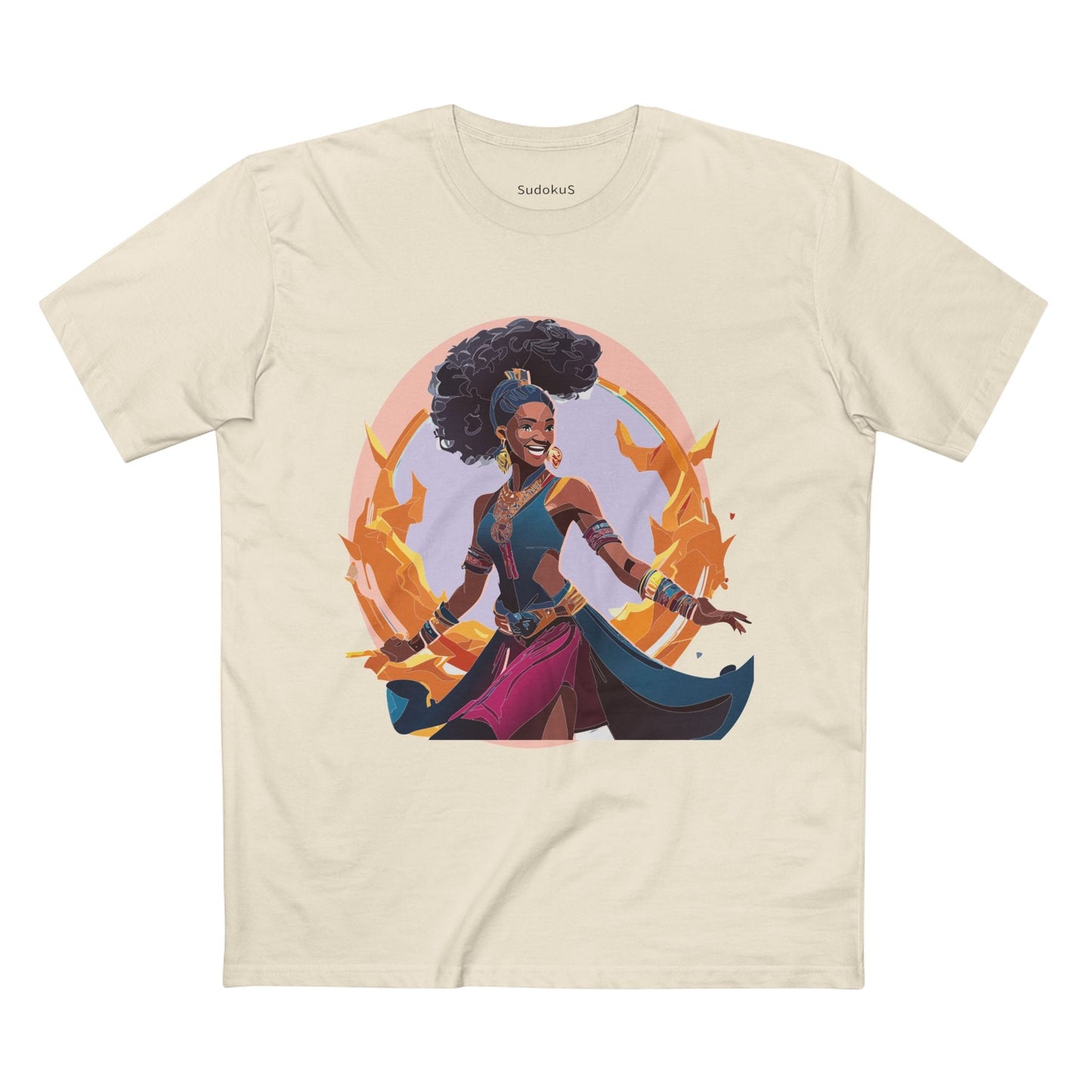 Dancer Graphic Unisex 100 Cotton Staple Tee 21