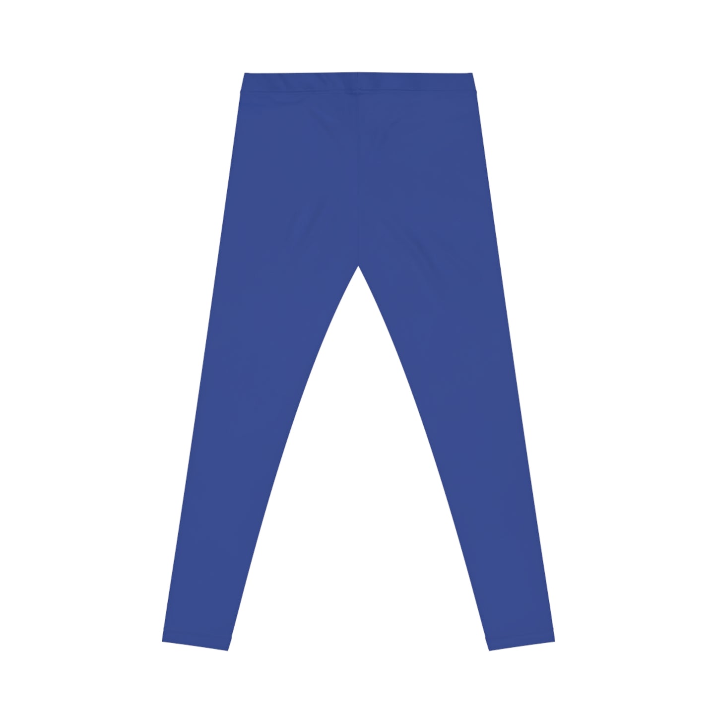 French Blue Color Women's Poly-Span Casual Leggings XS-2XL