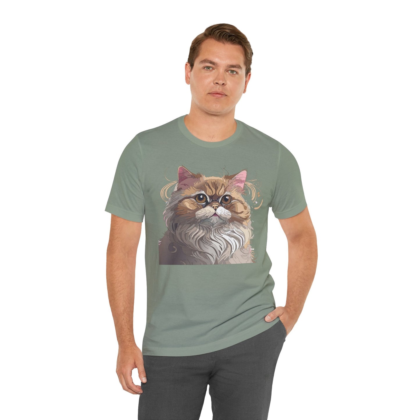 Unisex Animal Shirt With Animals Art Design Tee Short Sleeve Wildlife Print Tee Collection
