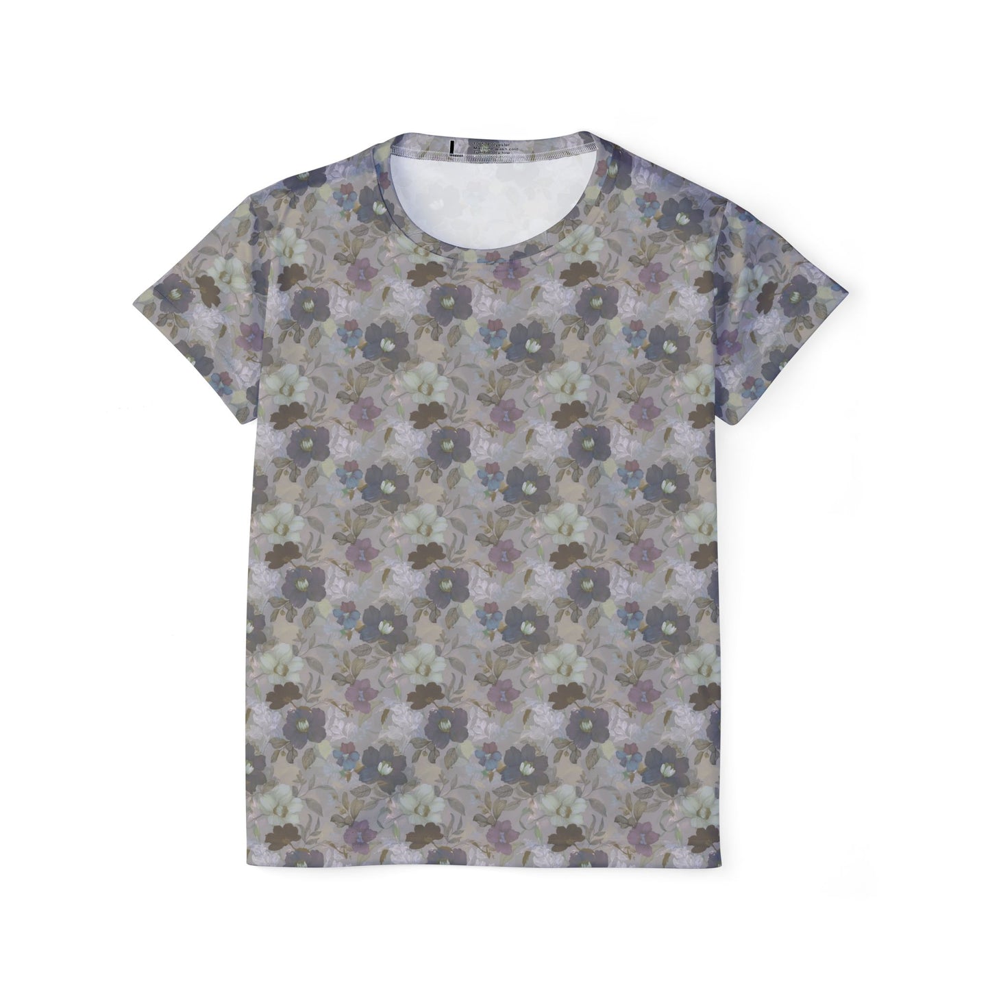 Women Poly T-Shirt with Floral Print