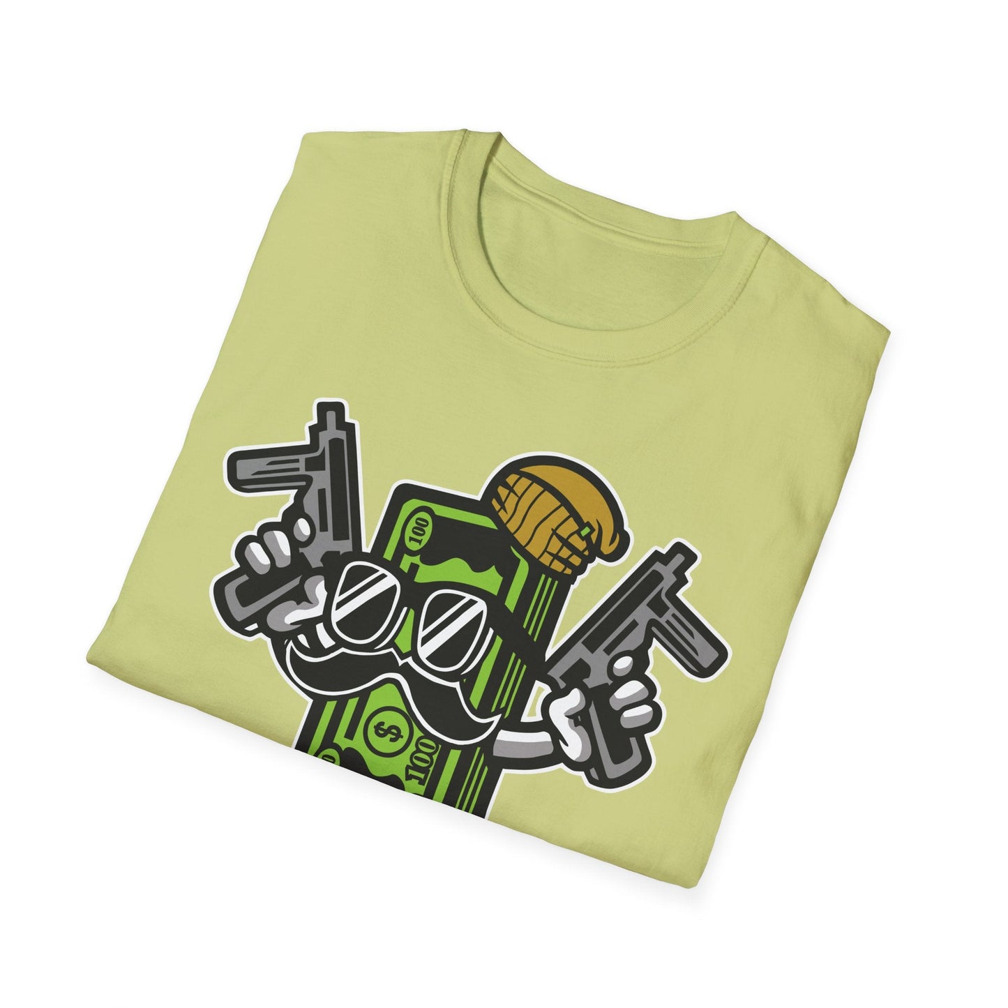 Cartoon T Shirt Animation Tee Funny Graphic Unisex Gildan Softstyle 64000 Cotton