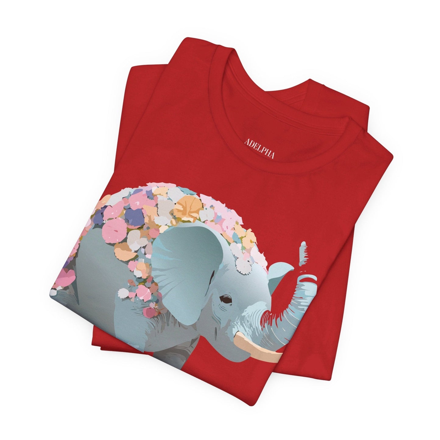 Elephant Graphic T Shirt Unisex Vintage Inspired Art Tee By Adelpha Short Sleeve